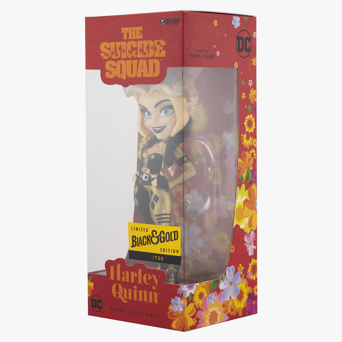 Harley Quinn The Suicide Squad Movie Collectible: Black & Gold Edition Figure