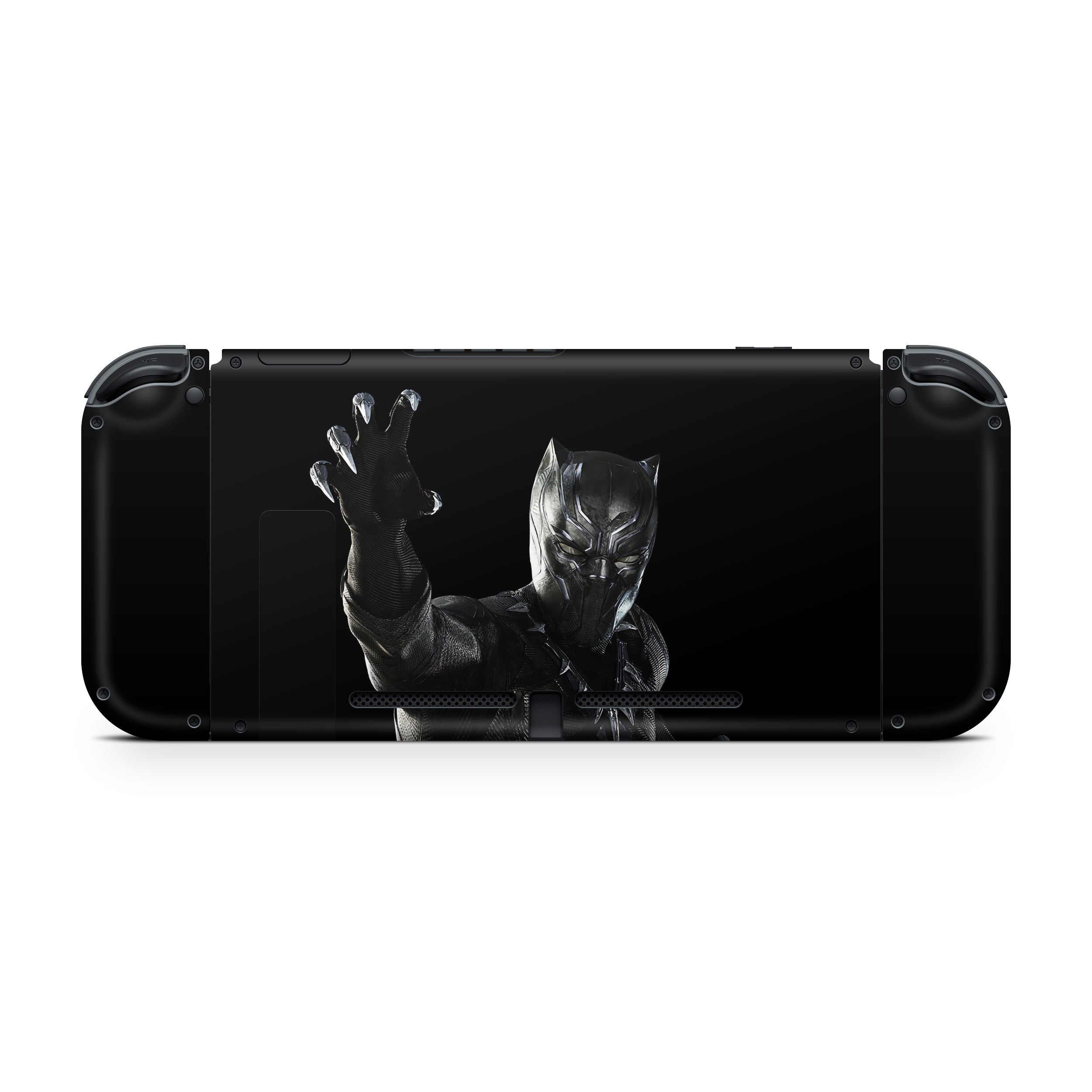 Panther Warrior v4 Nintendo Switch OLED Skin - Comics-inspired design
