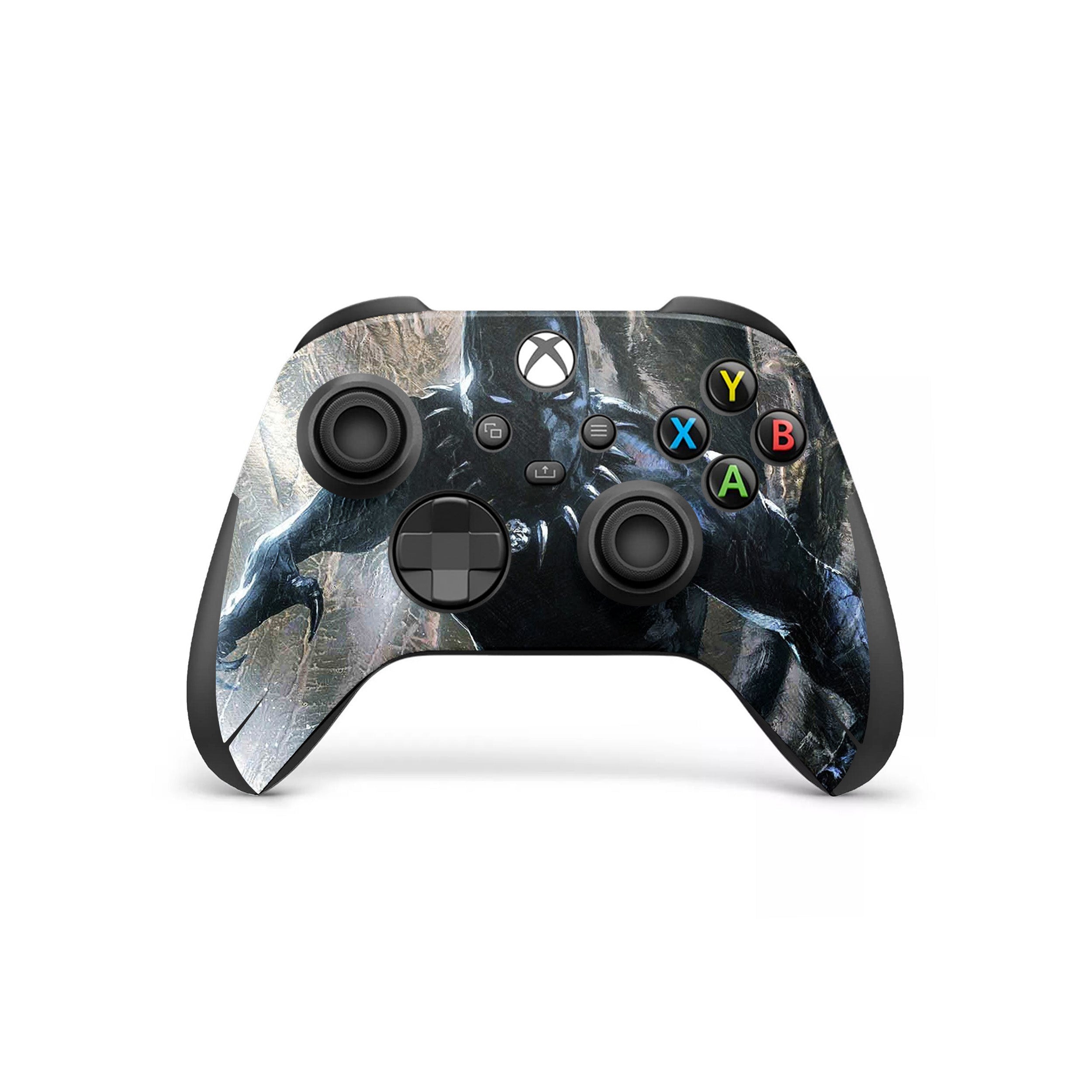 Panther Warrior v5 Xbox Series Controller Skin - Comics-inspired design