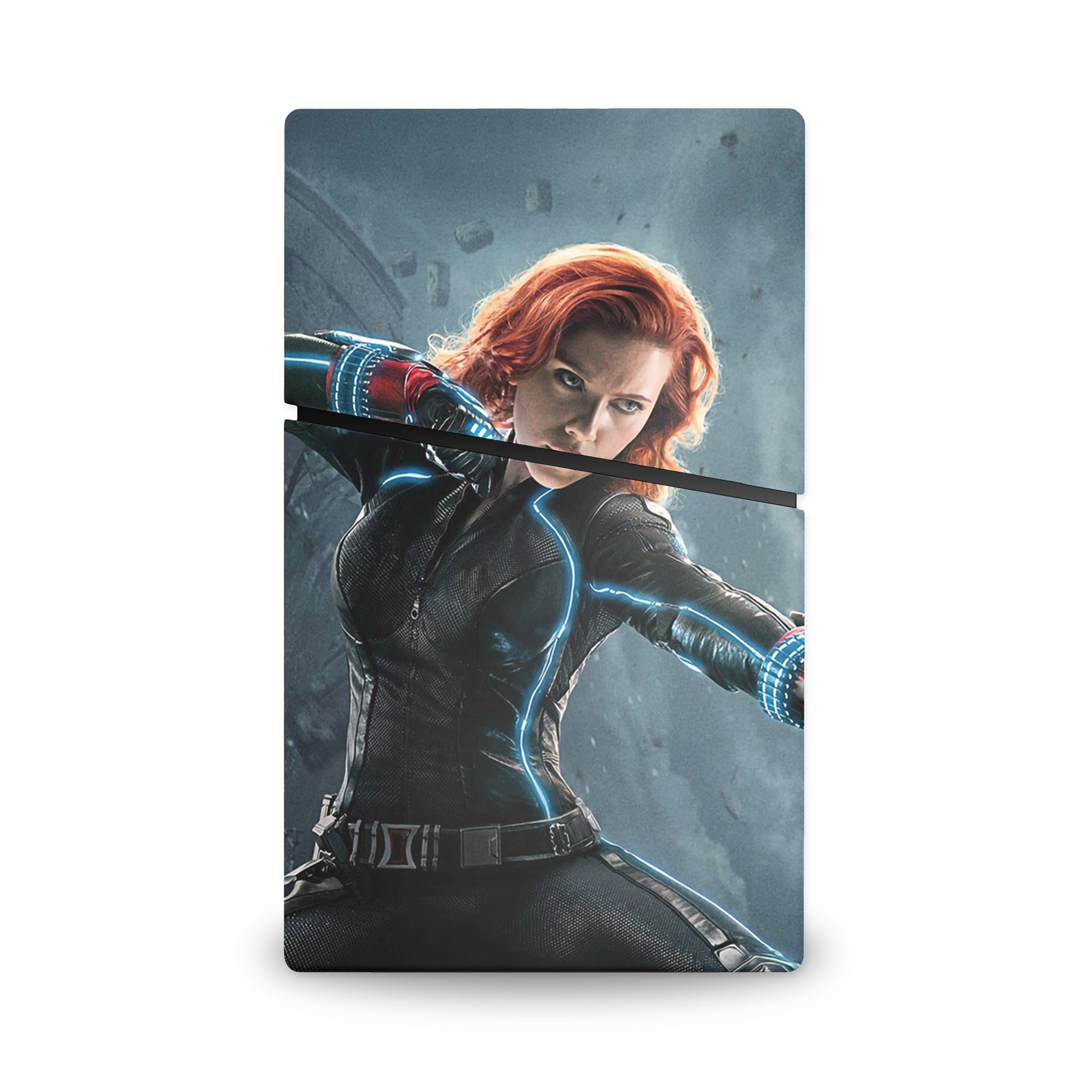 Shadow Assassin v1 PS5 Slim Digital Skin - Comics-inspired design