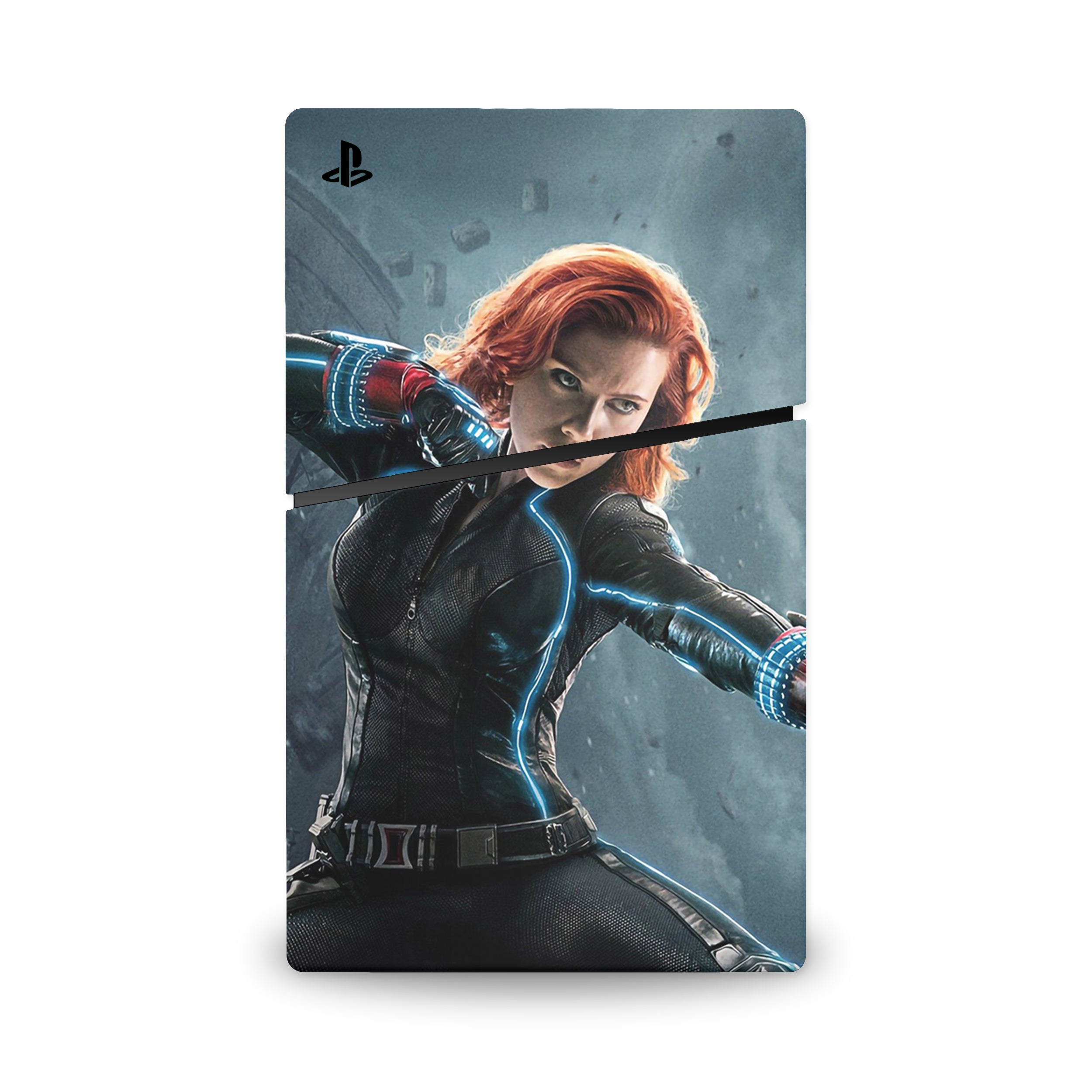 Shadow Assassin v1 PS5 Slim Skin - Comics-inspired design