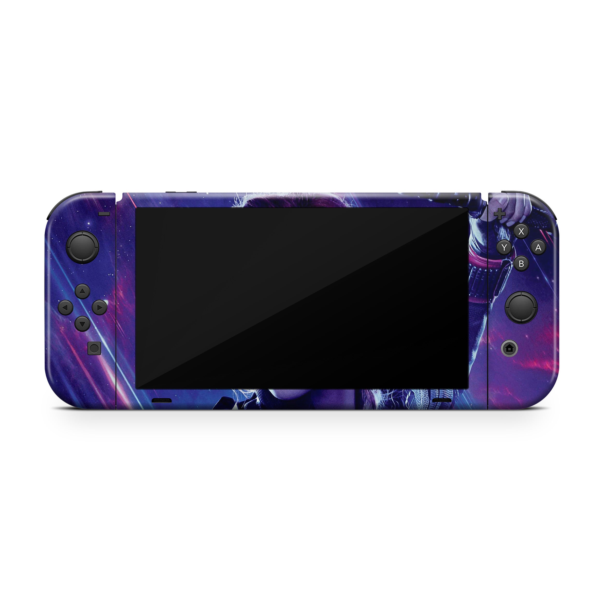 Shadow Assassin v5 Nintendo Switch OLED Skin - Comics-inspired design