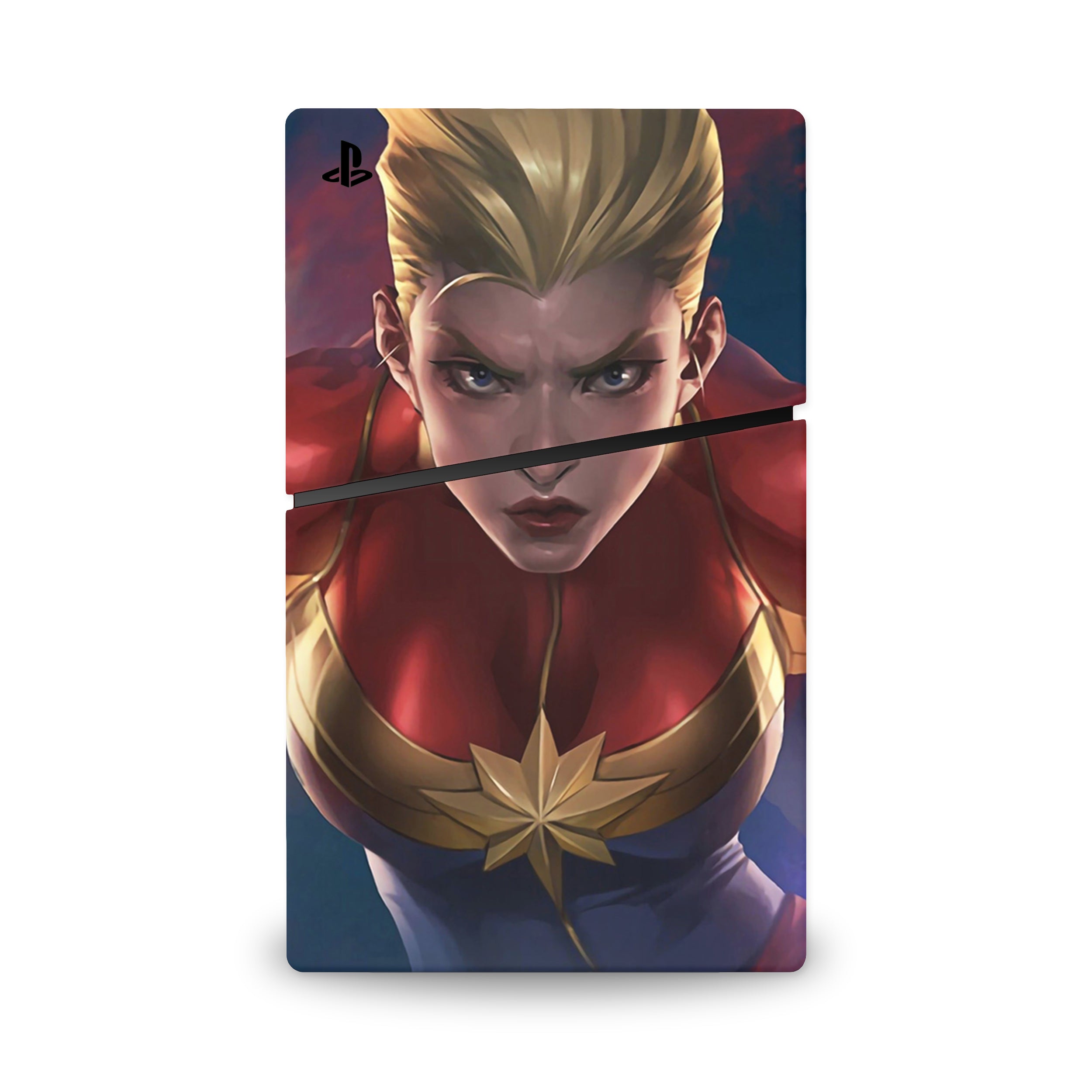 Galactic Champion v2 PS5 Slim Skin - Comics-inspired design