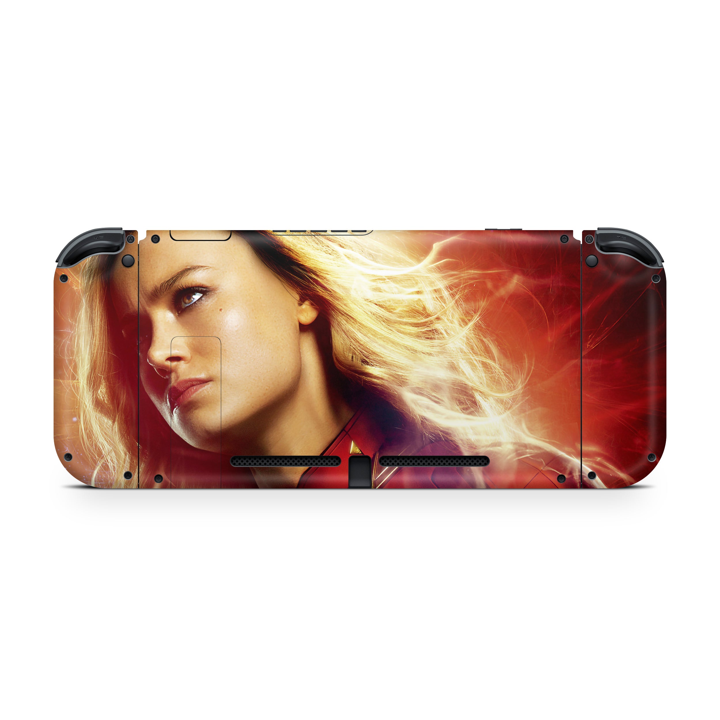 Galactic Champion v3 Nintendo Switch OLED Skin - Comics-inspired design