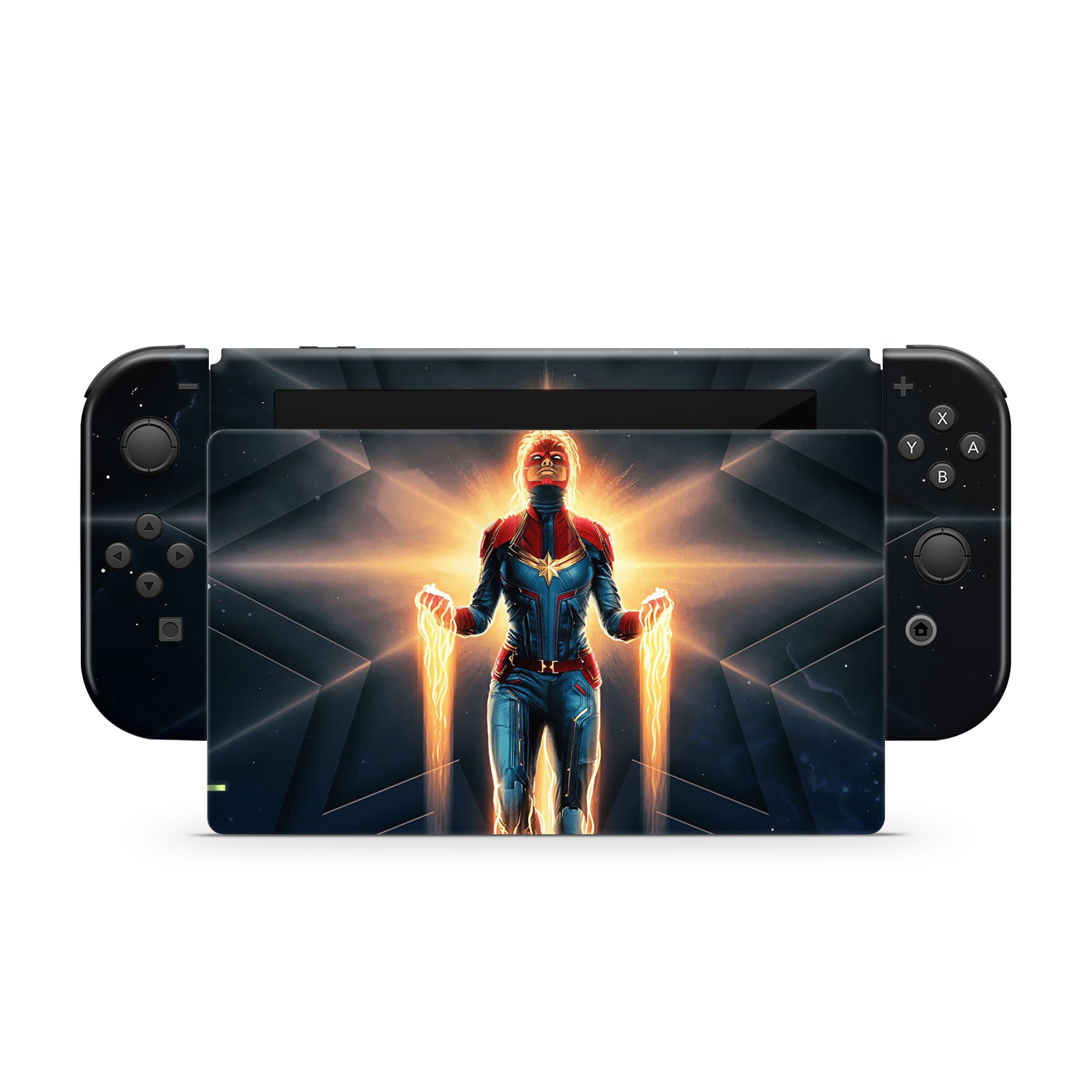 Galactic Champion v4 Nintendo Switch Skin - Comics-inspired design