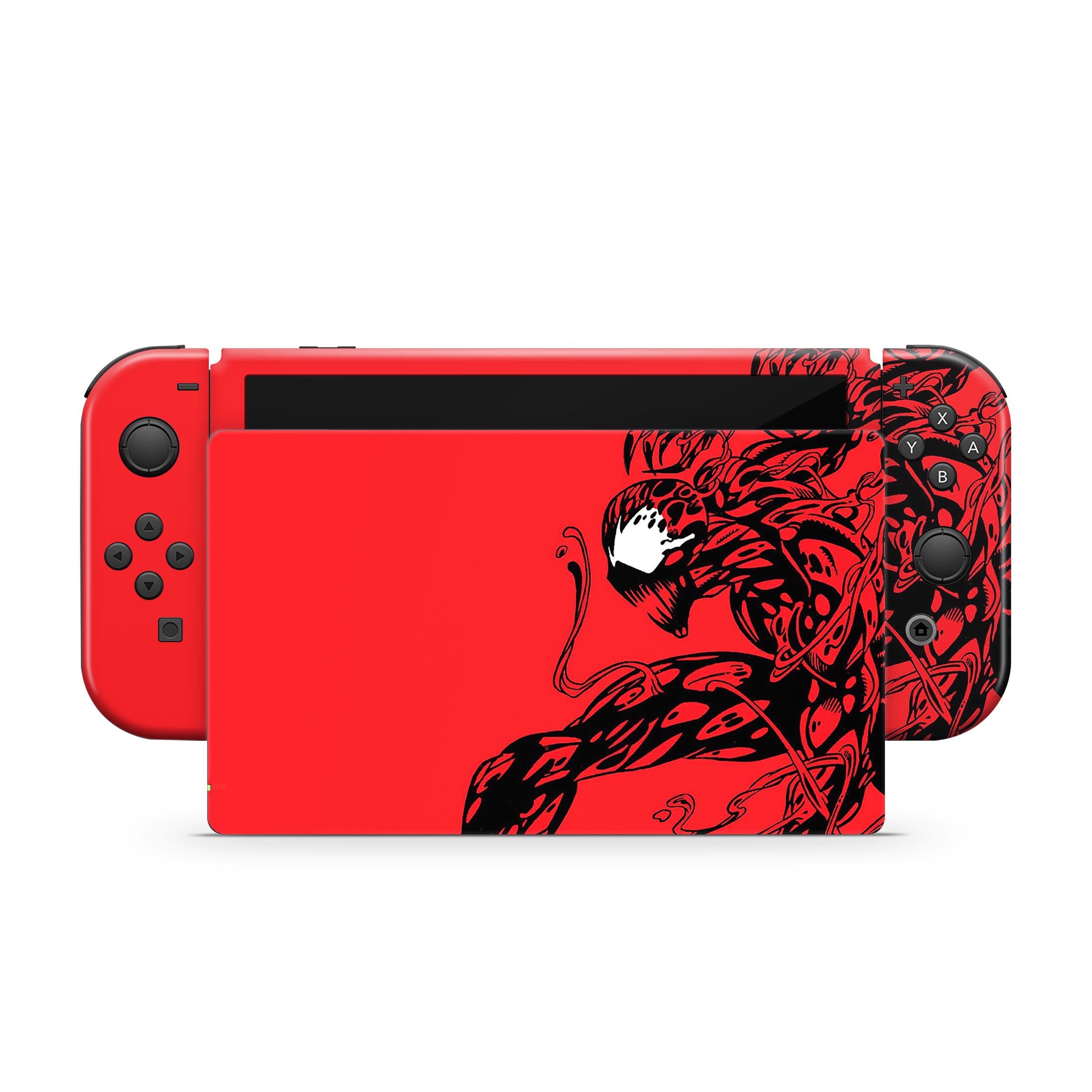Crimson Terror v2 Nintendo Switch OLED Skin - Comics-inspired design