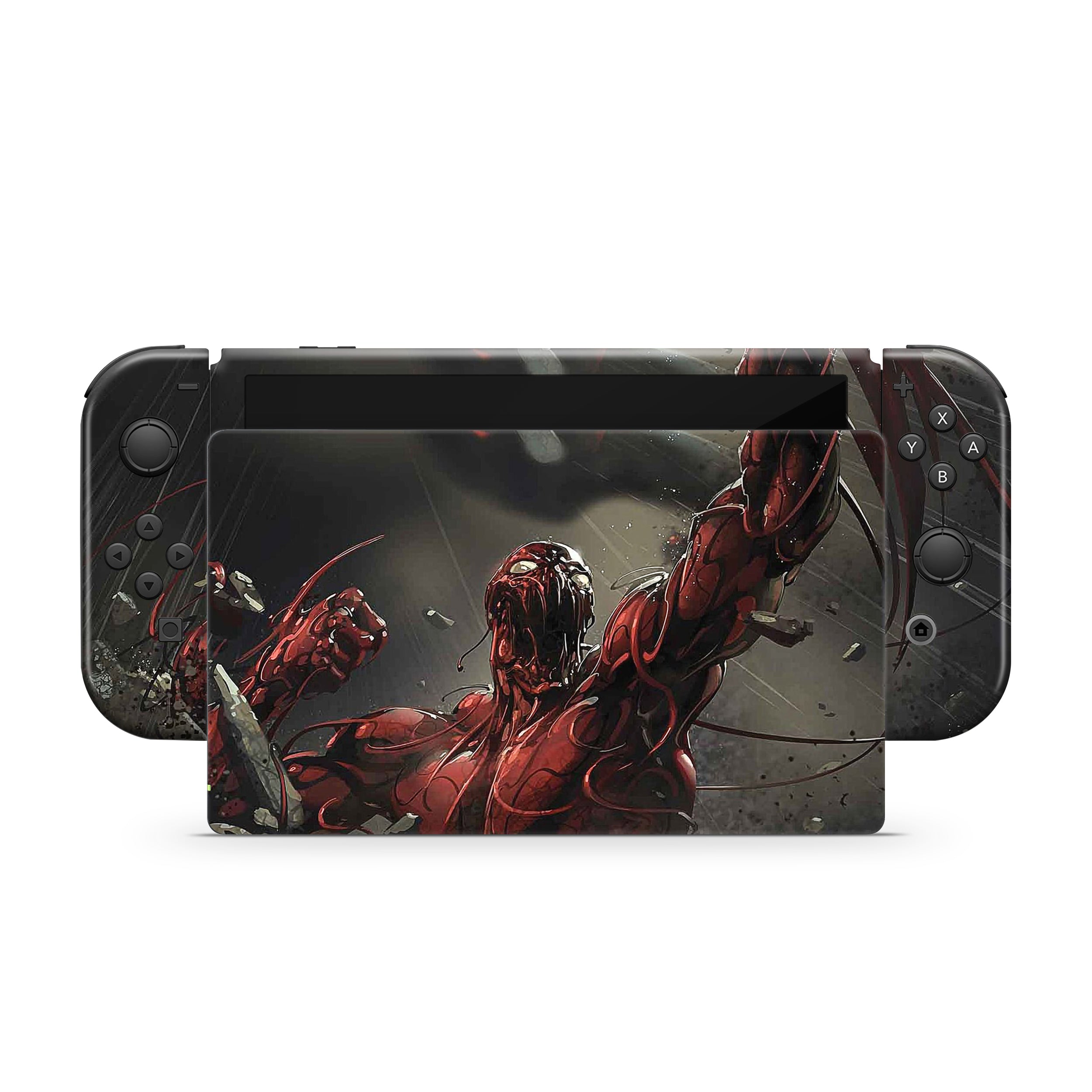 Crimson Terror v4 Nintendo Switch OLED Skin - Comics-inspired design