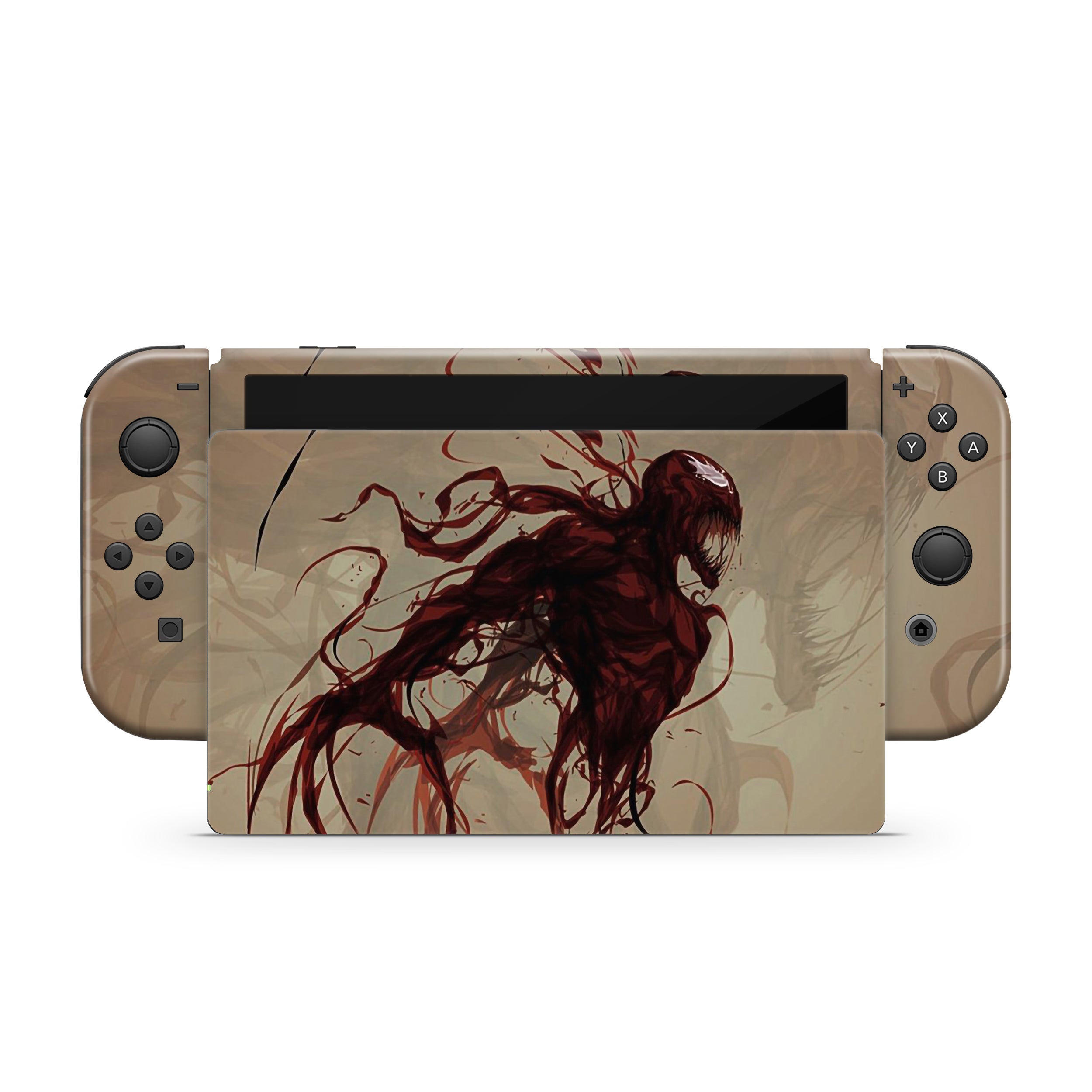 Crimson Terror v5 Nintendo Switch OLED Skin - Comics-inspired design