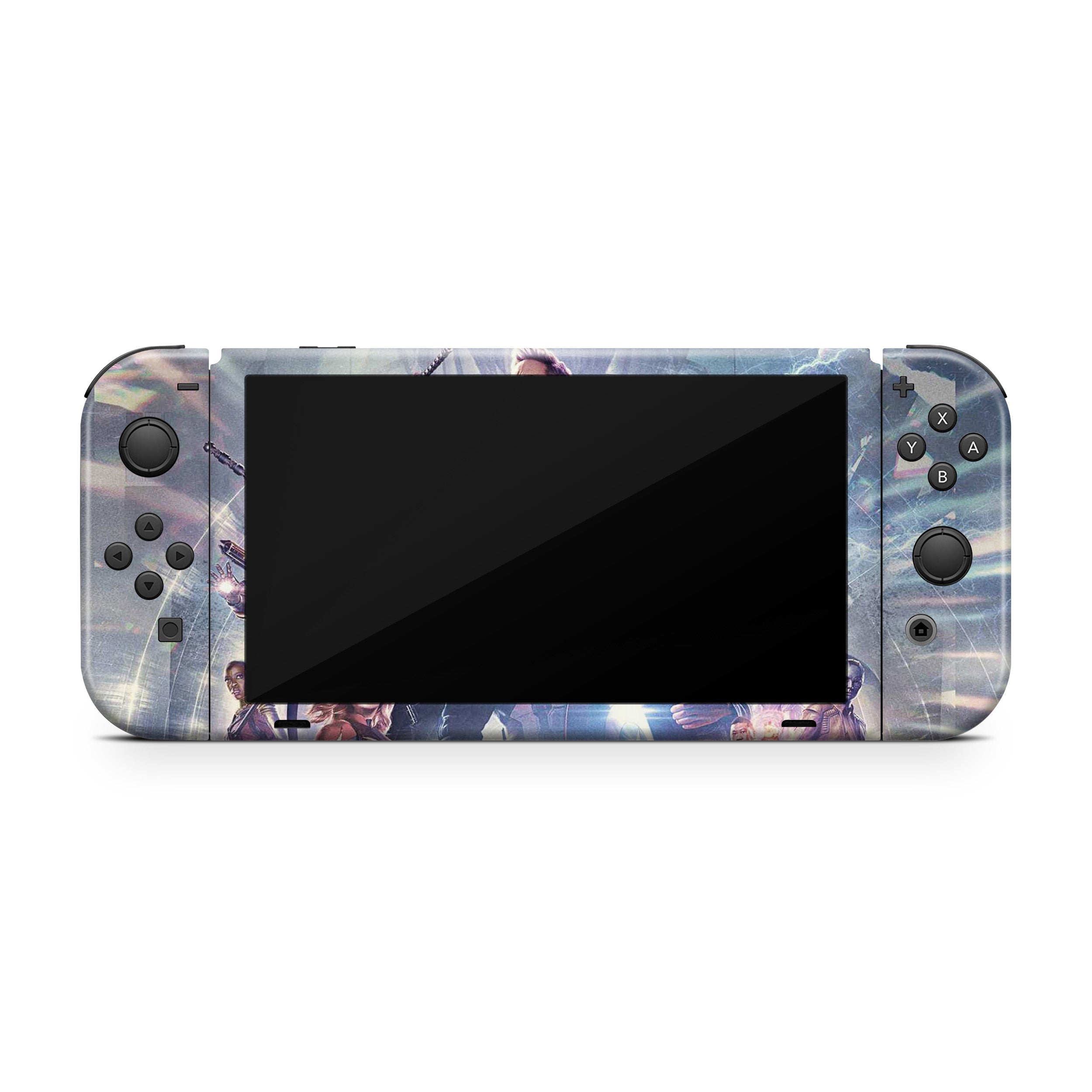 Multiverse Sentinels v1 Nintendo Switch OLED Skin - Comics-inspired design