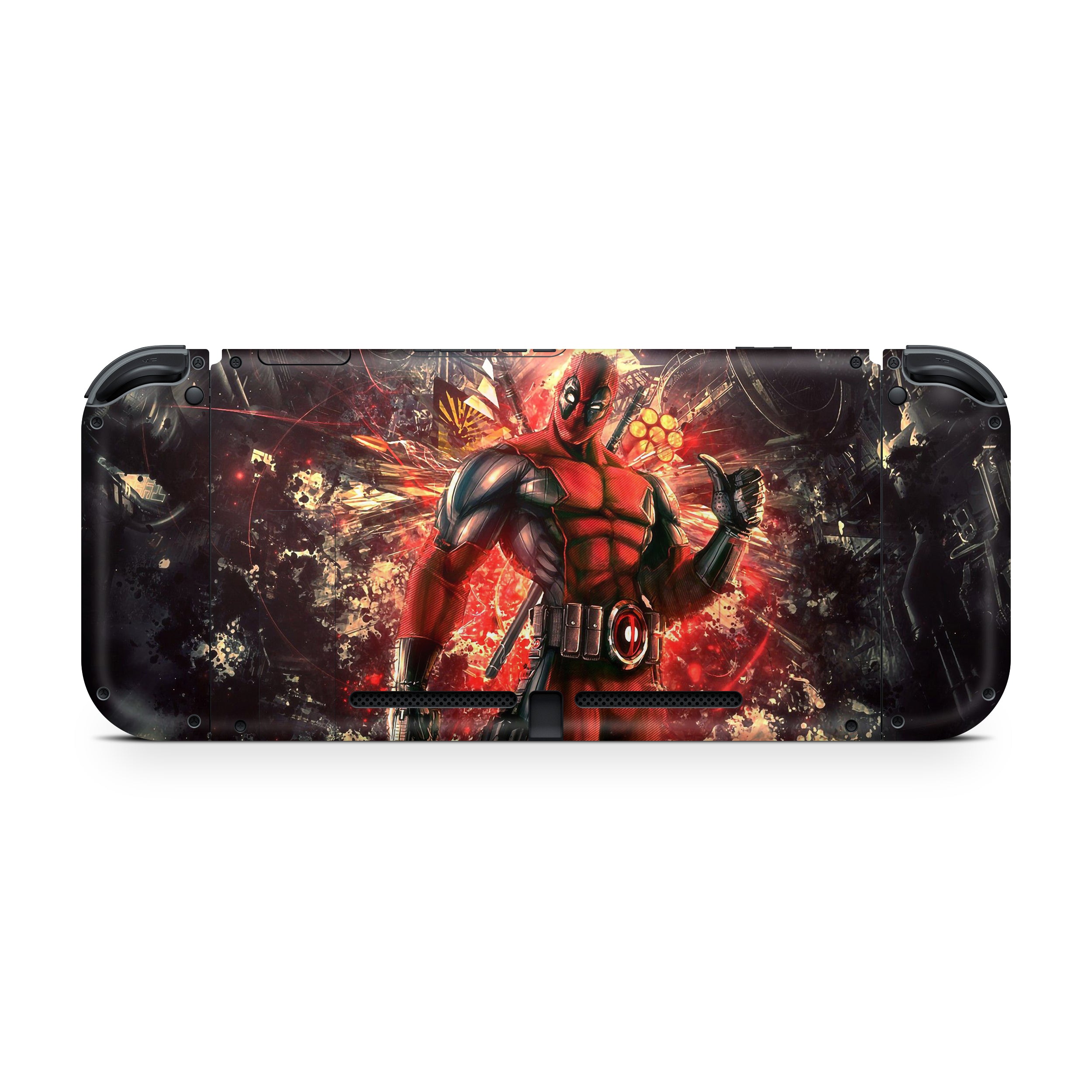 Rogue Merc v2 Nintendo Switch Skin - Comics-inspired design