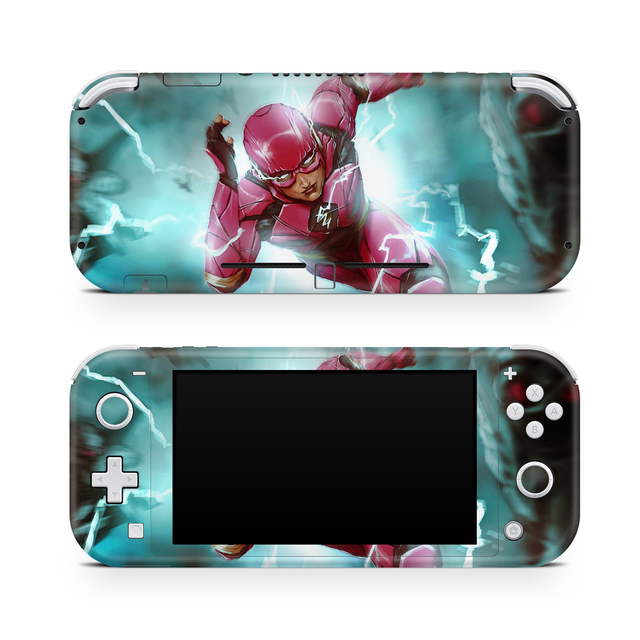 Red Velocity v1 Nintendo Switch Lite Skin - Comics-inspired design