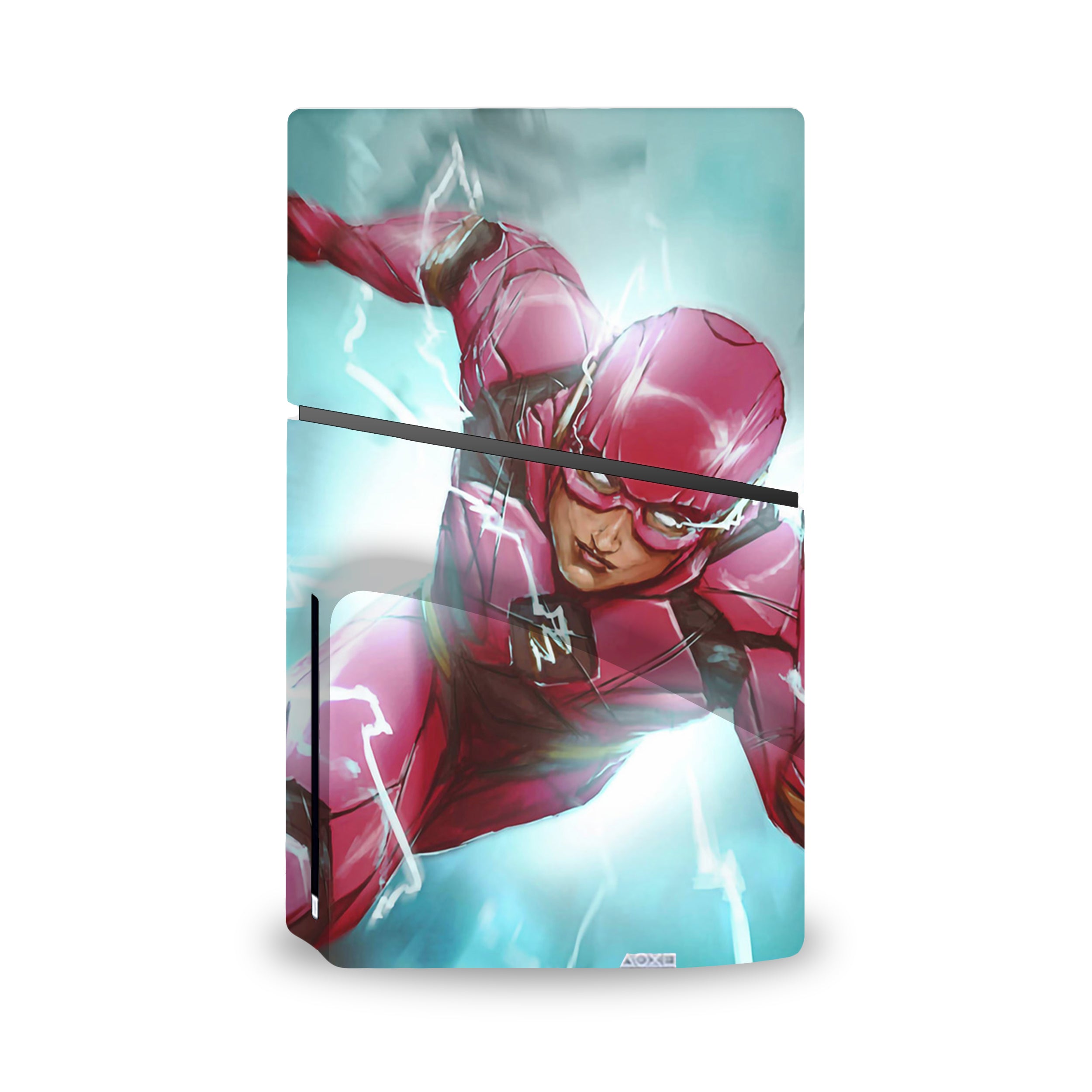 Red Velocity v1 PS5 Slim Skin - Comics-inspired design