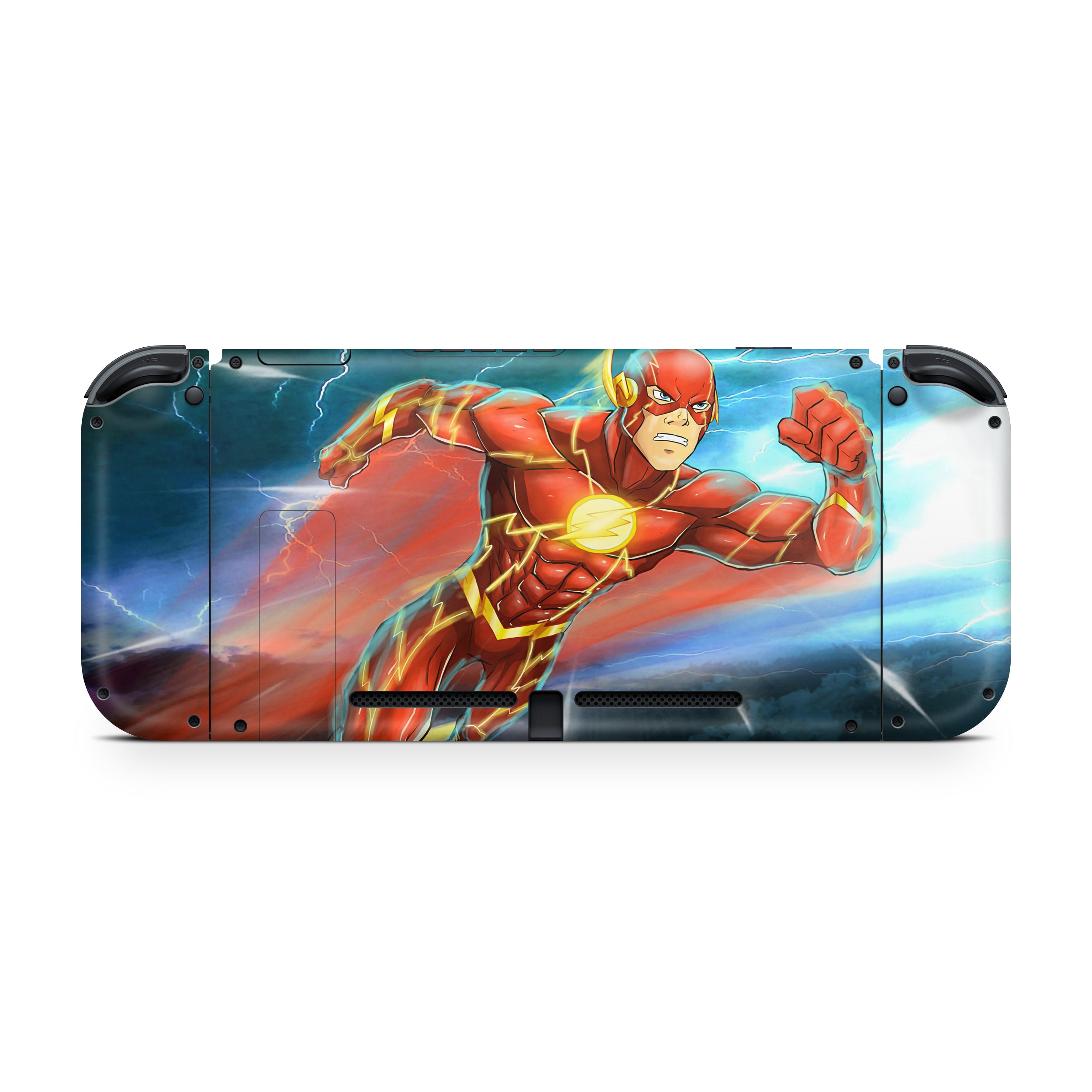 Red Velocity v2 Nintendo Switch Skin - Comics-inspired design