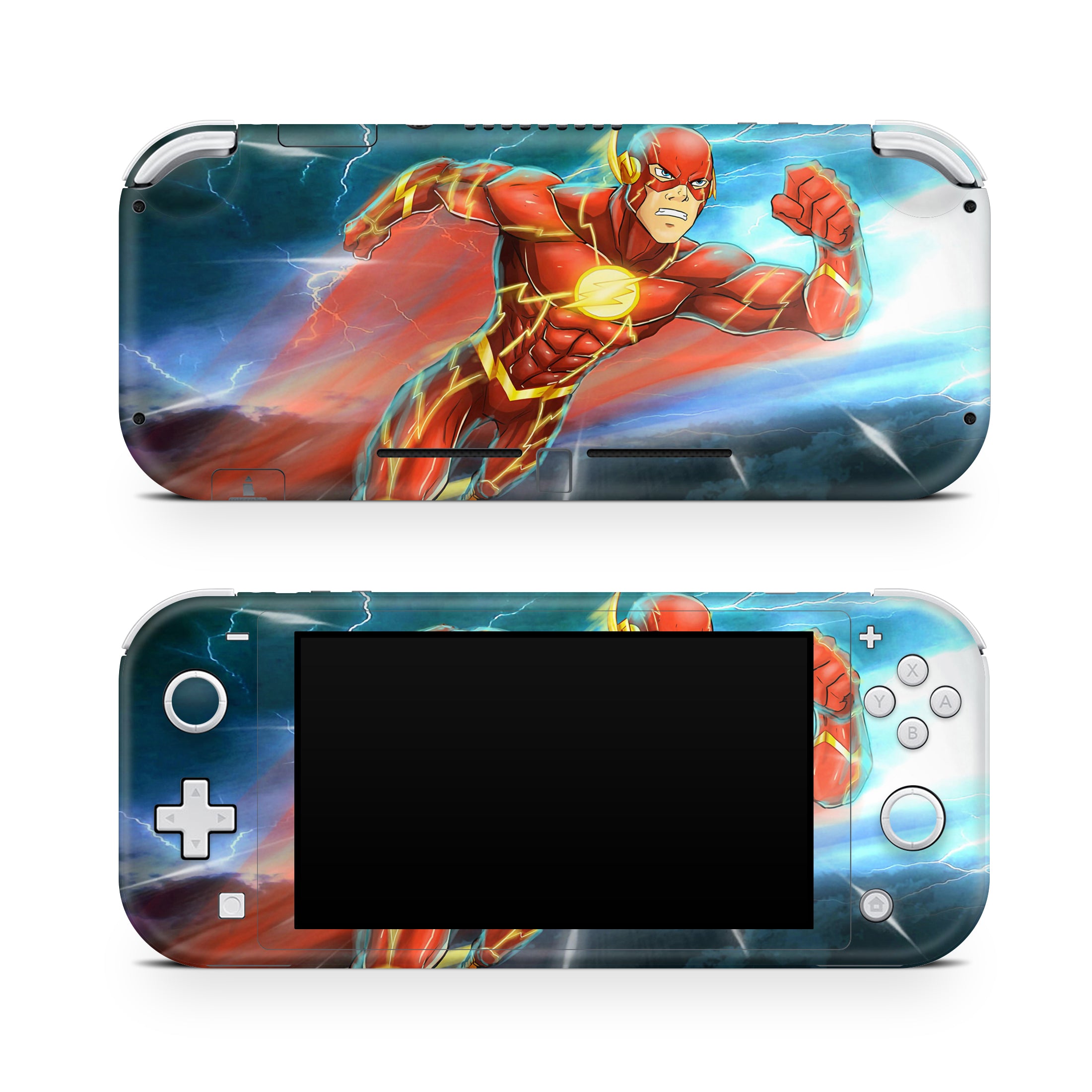 Red Velocity v2 Nintendo Switch Lite Skin - Comics-inspired design