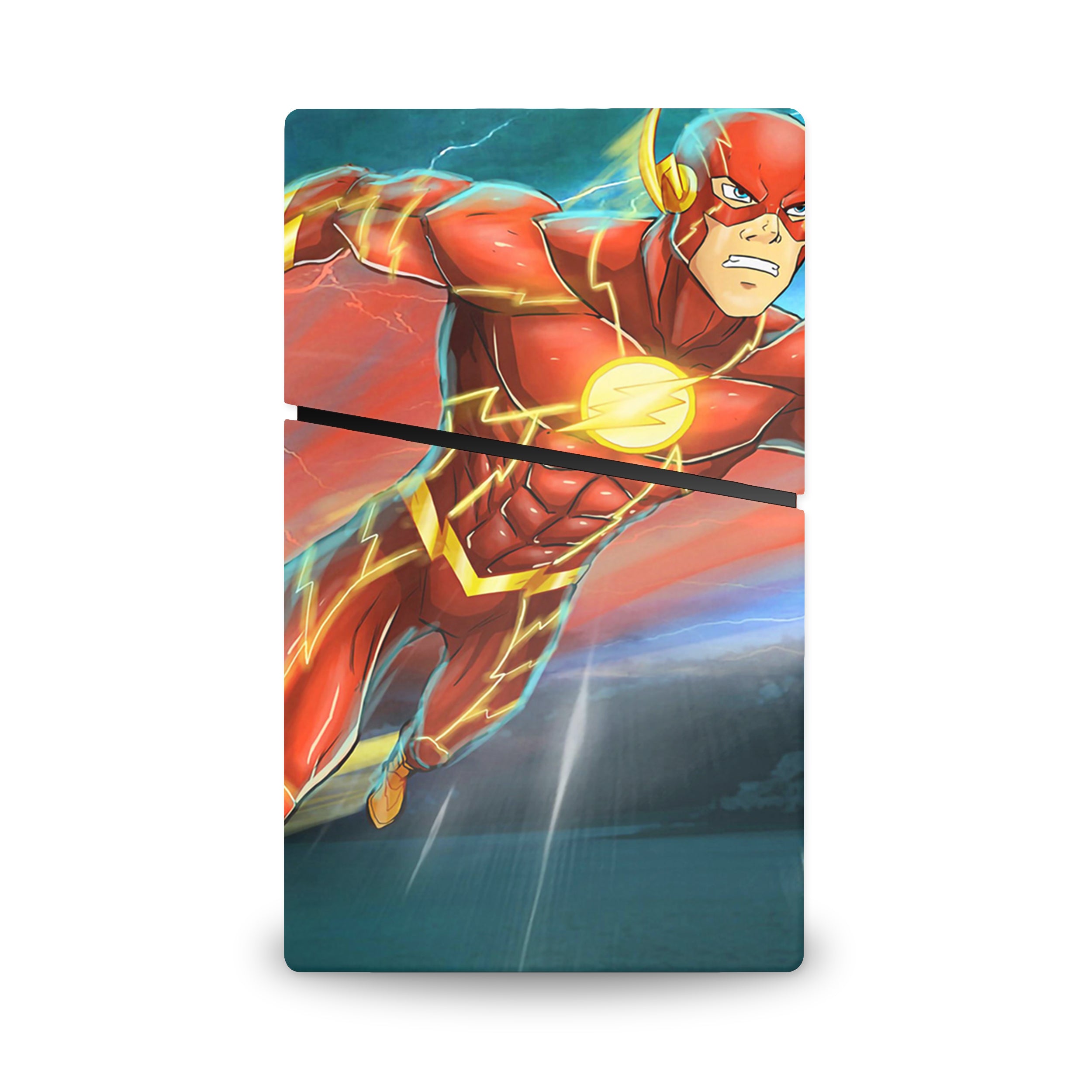 Red Velocity v2 PS5 Slim Digital Skin - Comics-inspired design