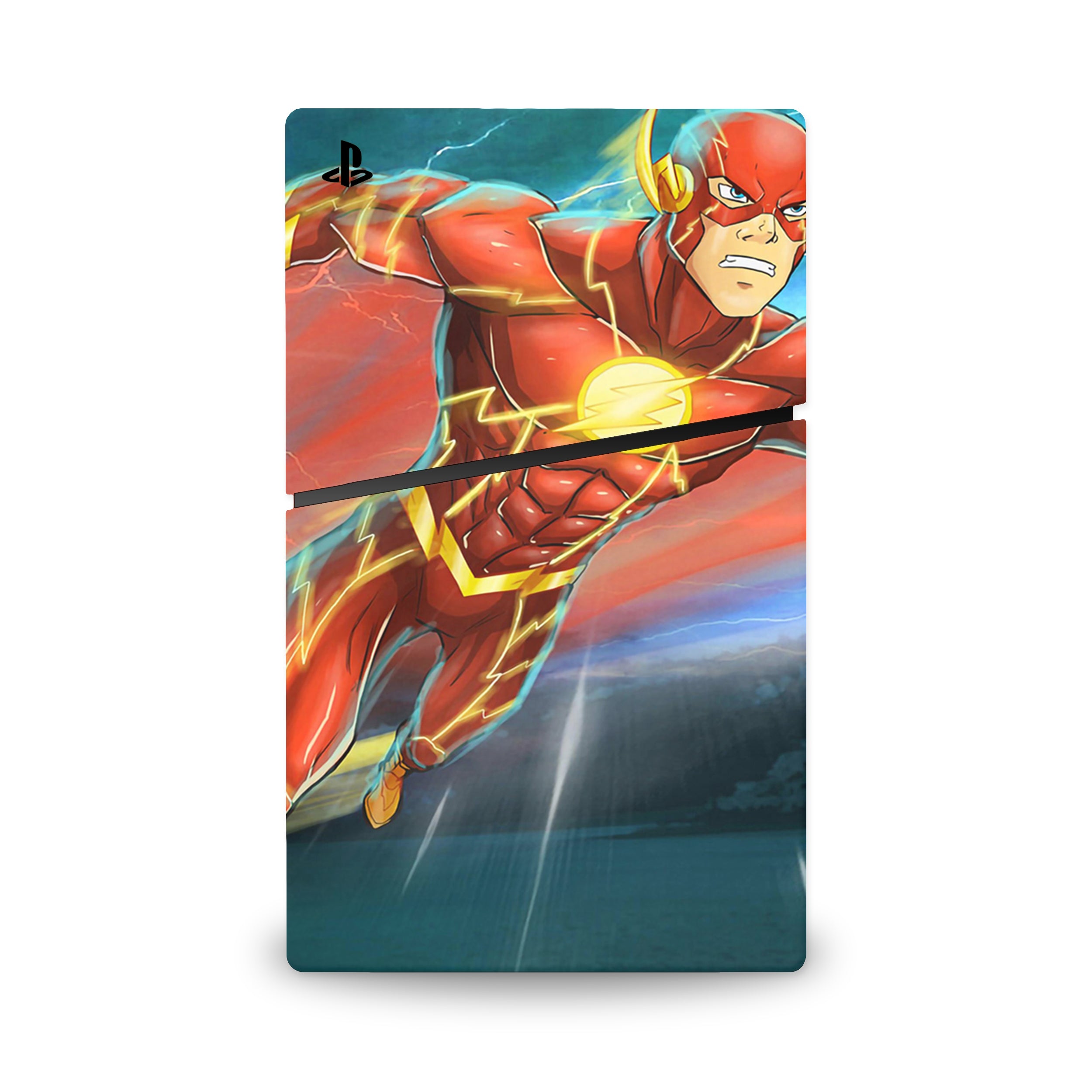 Red Velocity v2 PS5 Slim Skin - Comics-inspired design