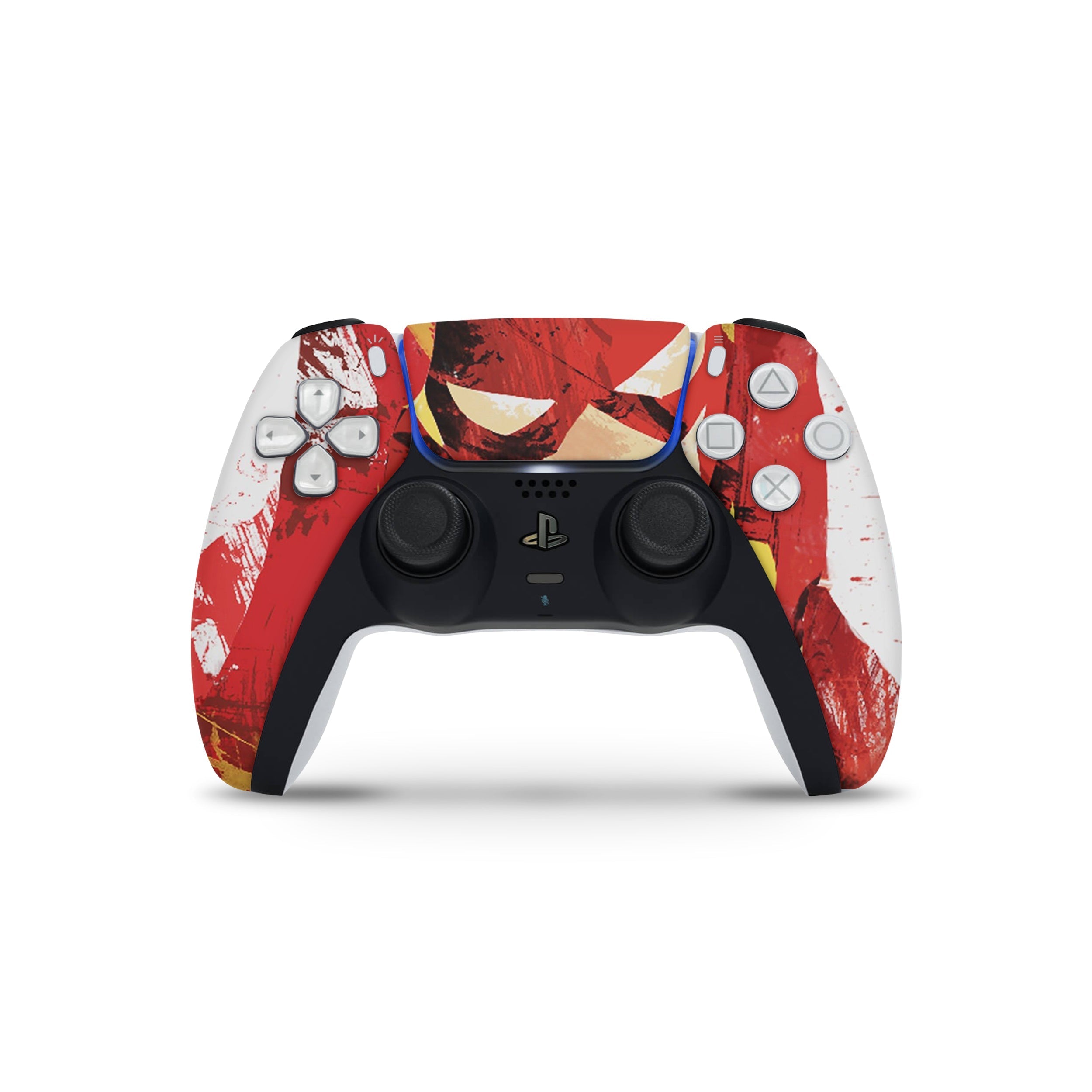 Red Velocity v4 PS5 Controller Skin - Comics-inspired design