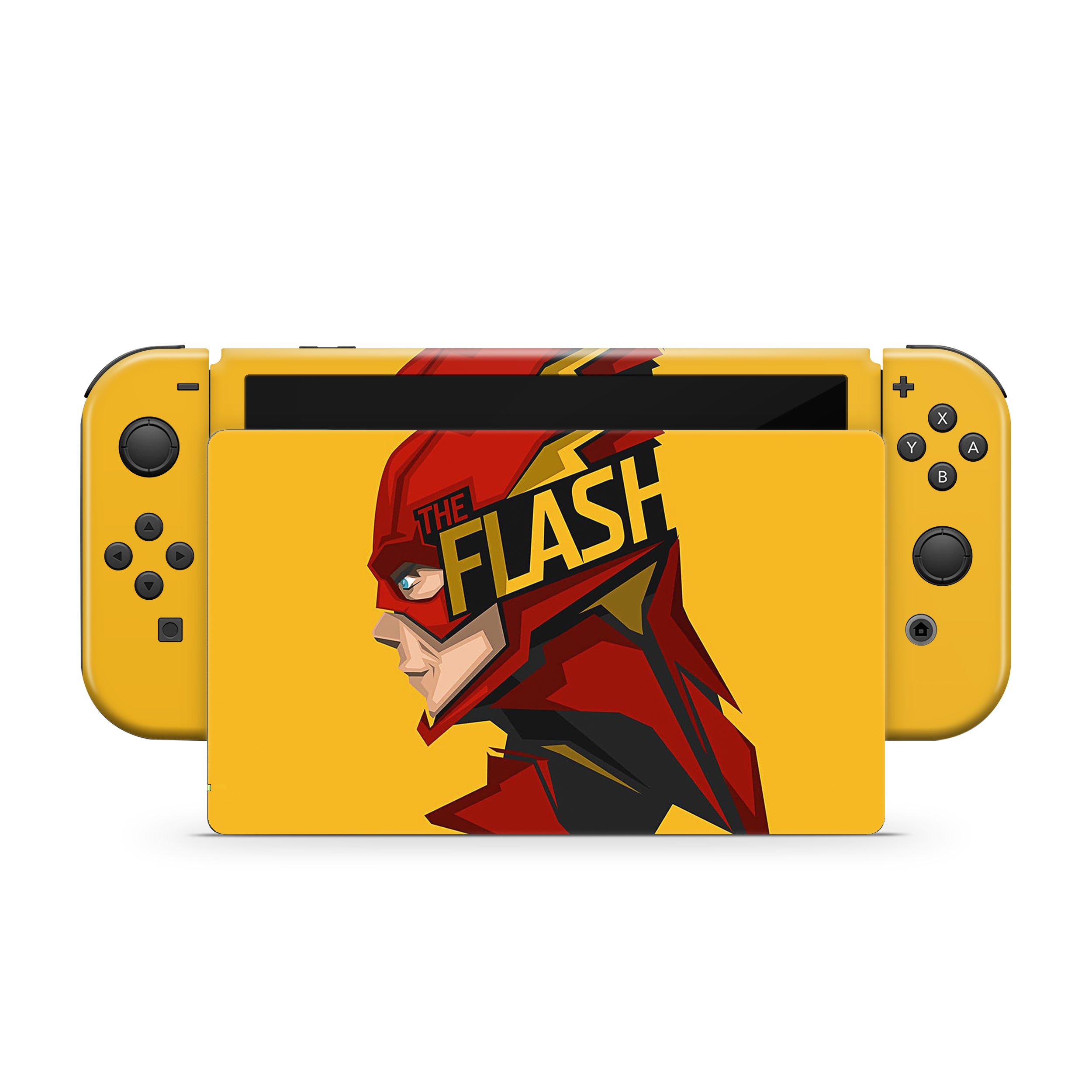 Red Velocity v5 Nintendo Switch OLED Skin - Comics-inspired design