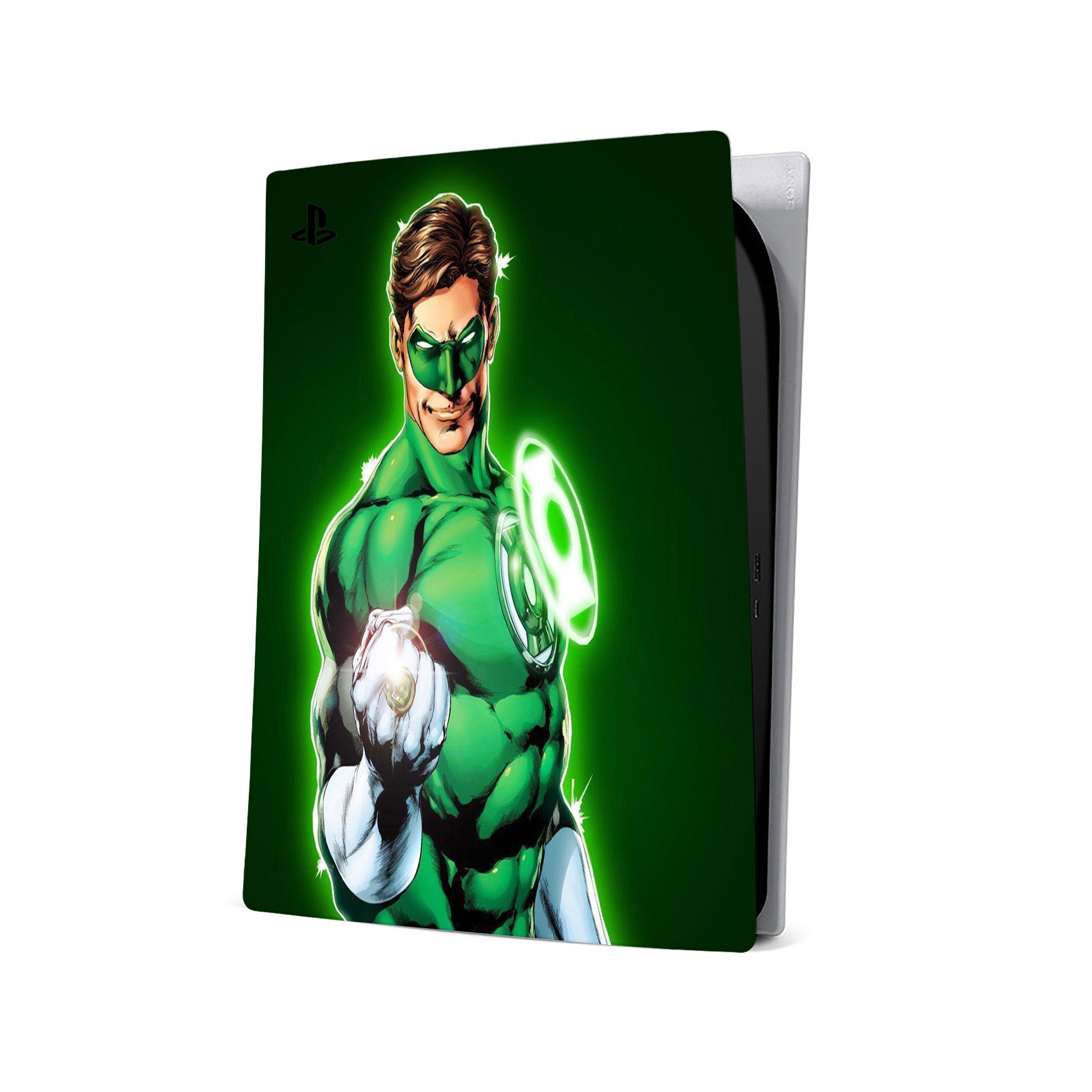 Emerald Guardian v1 PS5 Digital Skin - Comics-inspired design