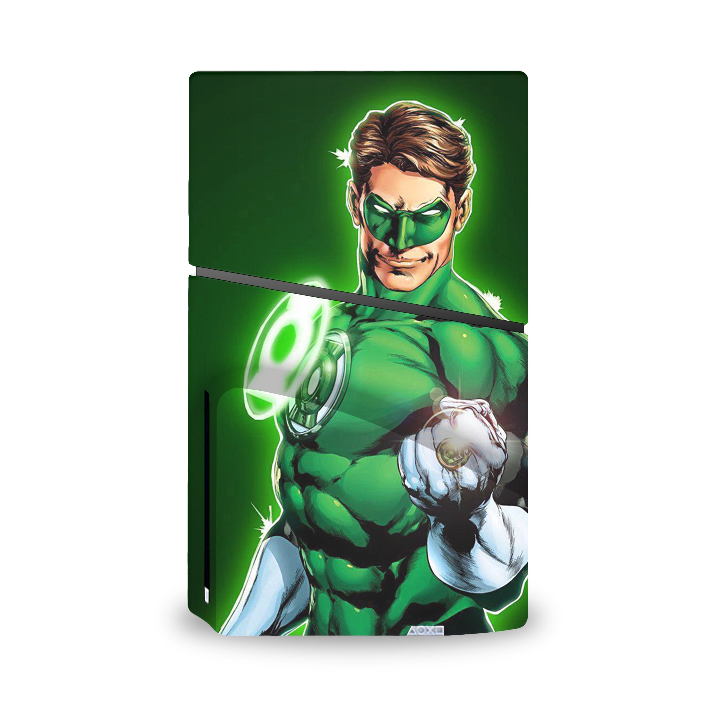Emerald Guardian v1 PS5 Slim Skin - Comics-inspired design