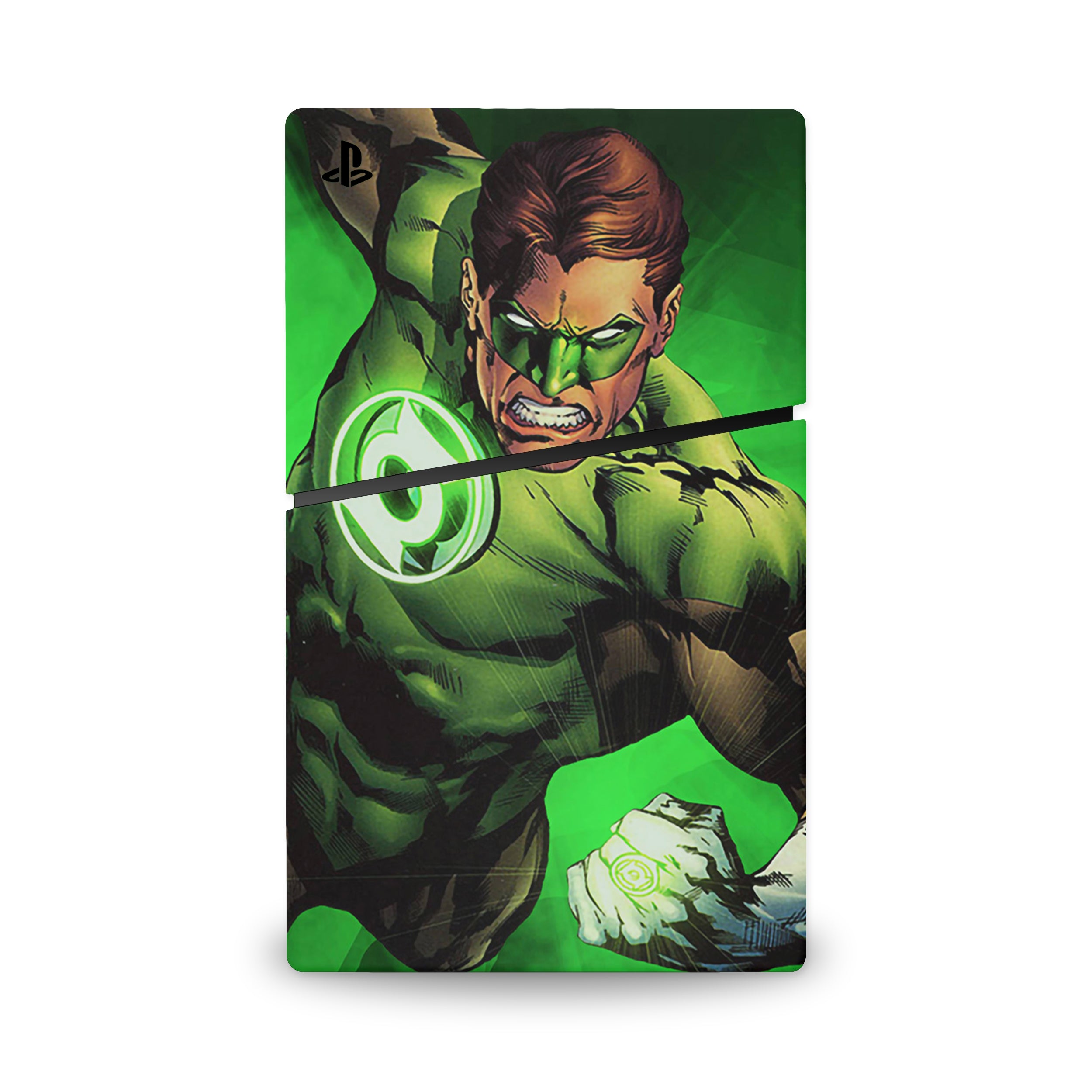Emerald Guardian v2 PS5 Slim Digital Skin - Comics-inspired design
