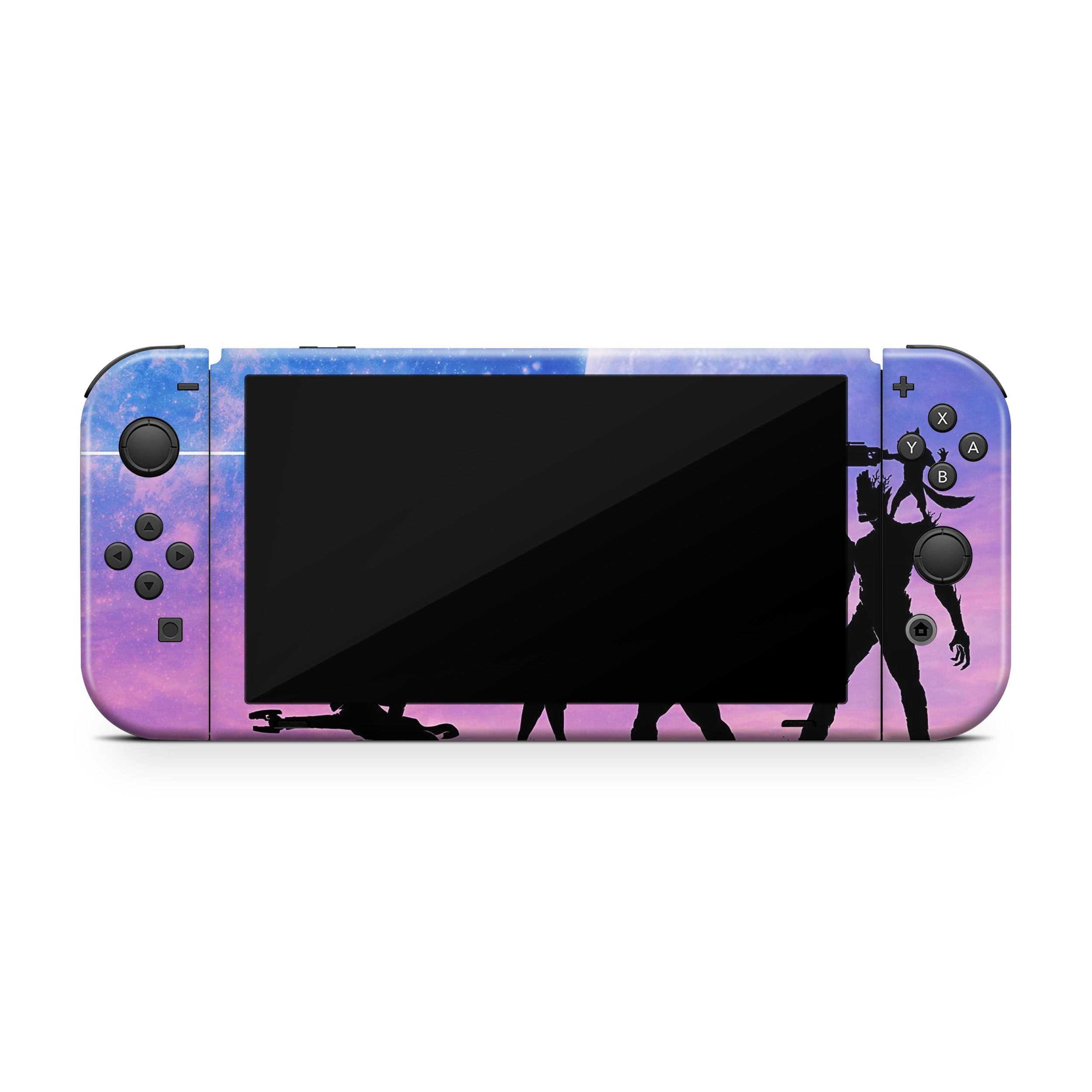 Stellar Warriors v1 Nintendo Switch OLED Skin - Comics-inspired design