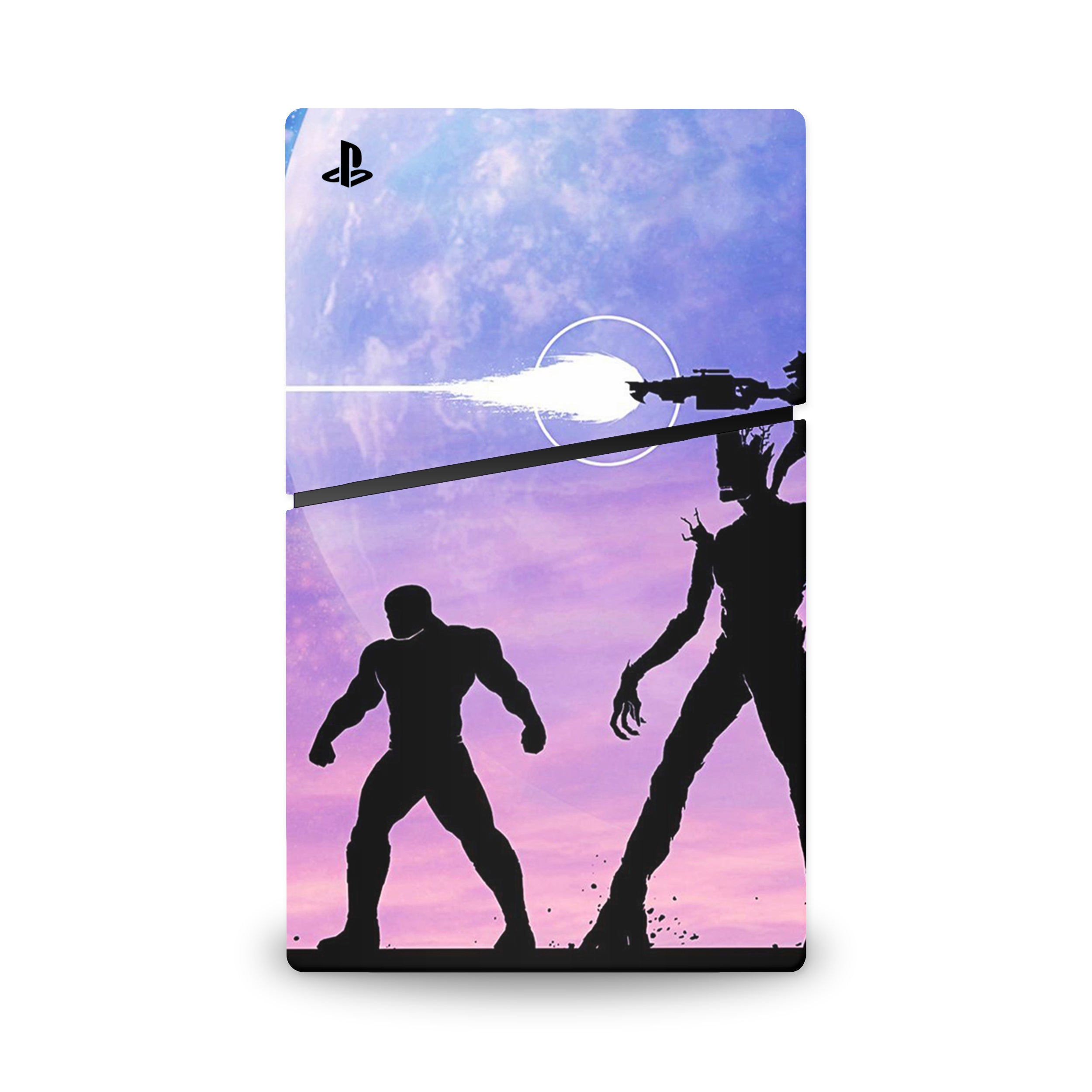 Stellar Warriors v1 PS5 Slim Digital Skin - Comics-inspired design