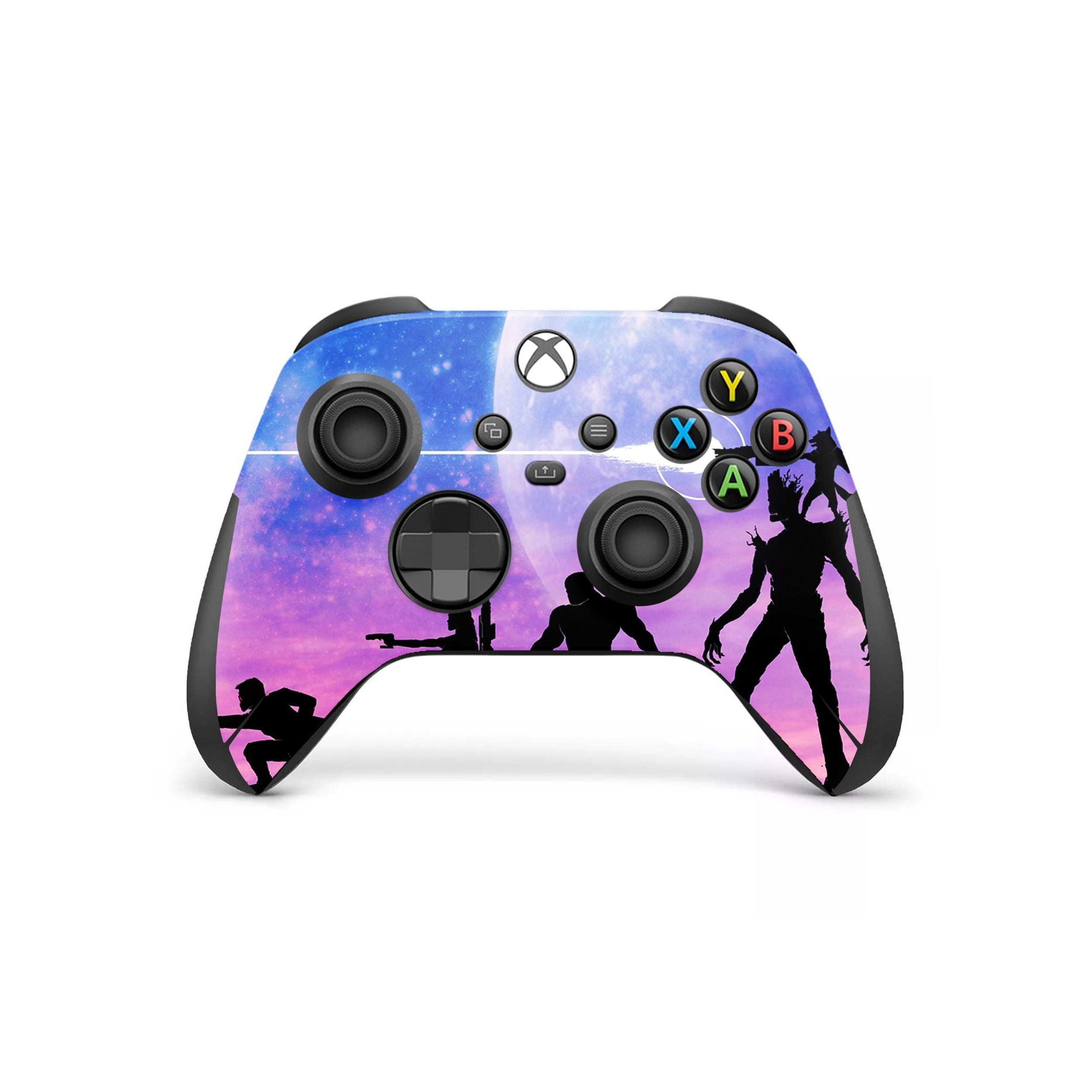 Stellar Warriors v1 Xbox Series Controller Skin - Comics-inspired design