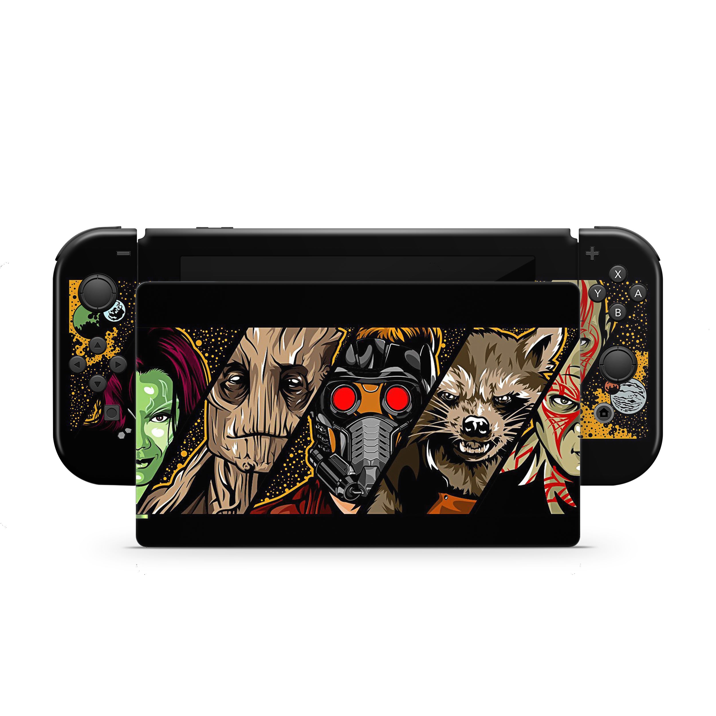 Stellar Warriors v3 Nintendo Switch Skin - Comics-inspired design