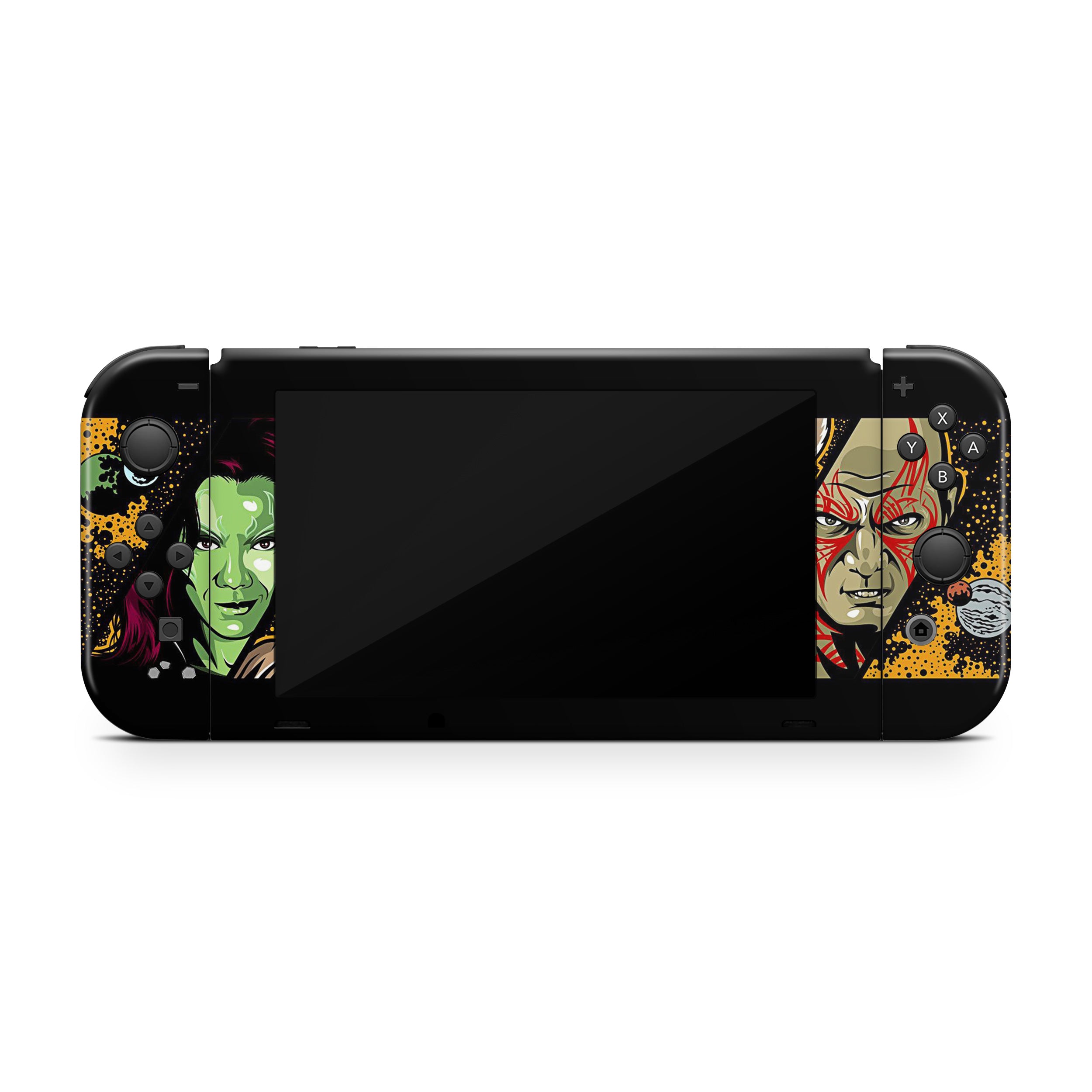 Stellar Warriors v3 Nintendo Switch Skin - Comics-inspired design