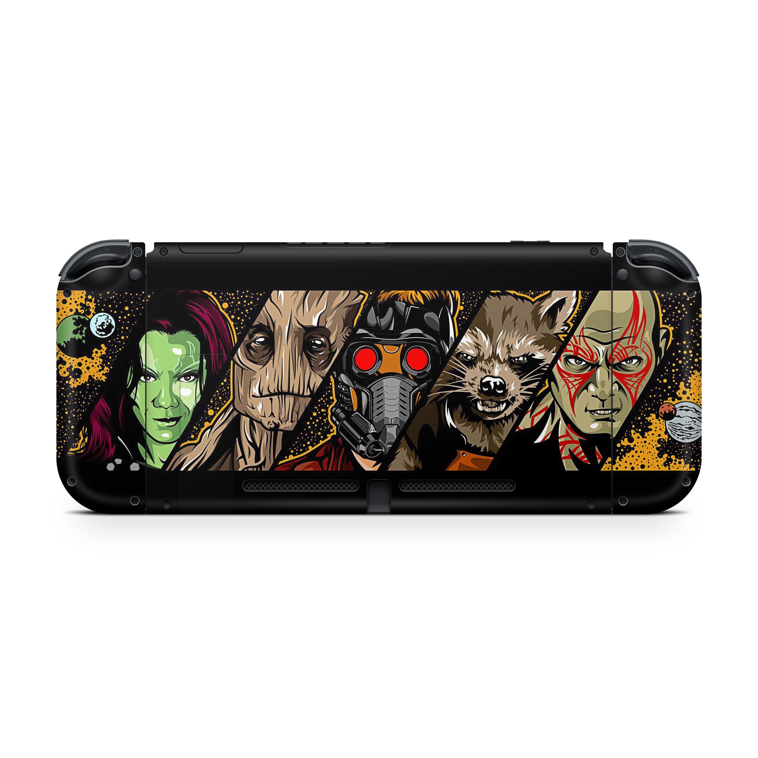 Stellar Warriors v3 Nintendo Switch OLED Skin - Comics-inspired design