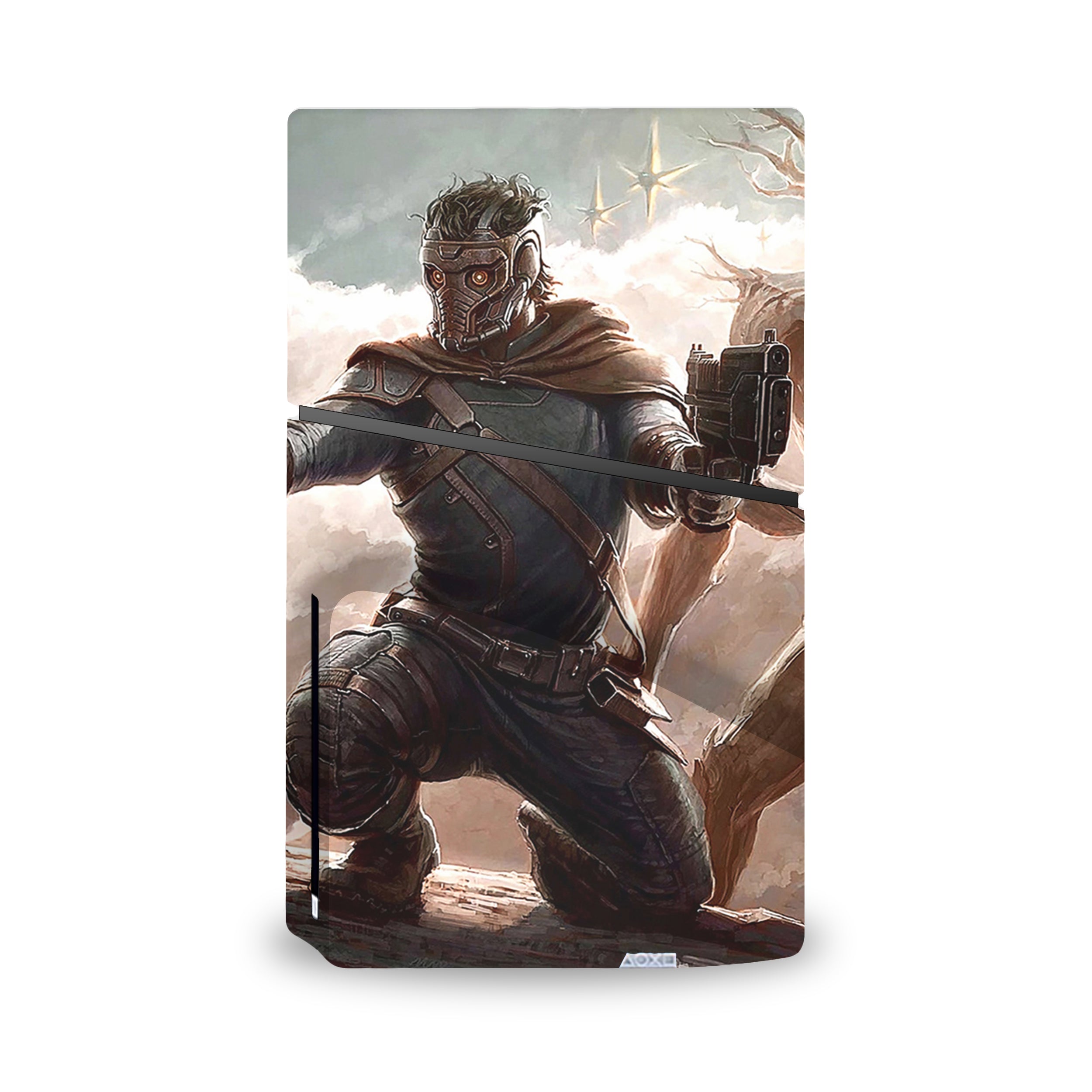 Stellar Warriors v5 PS5 Slim Skin - Comics-inspired design