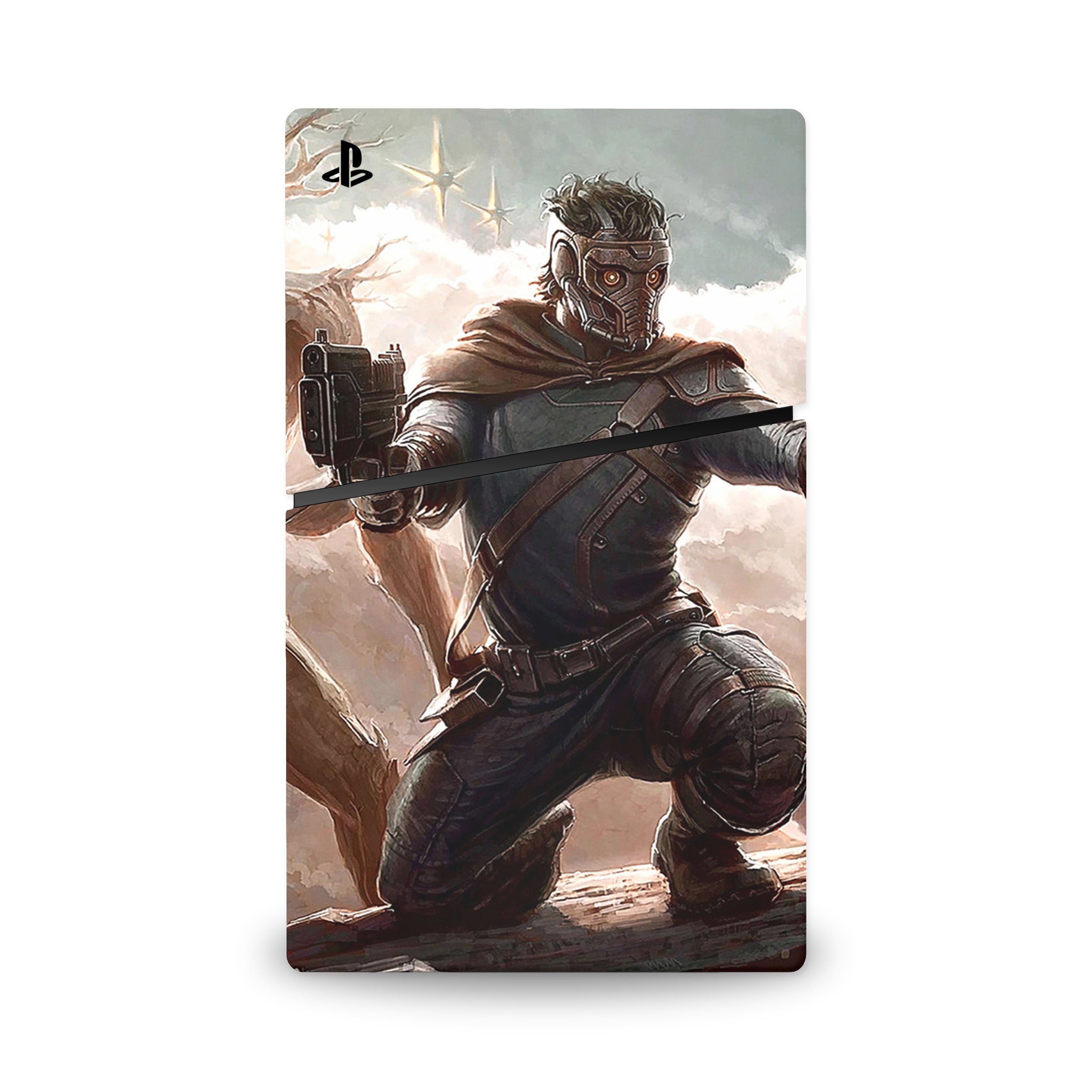 Stellar Warriors v5 PS5 Slim Skin - Comics-inspired design