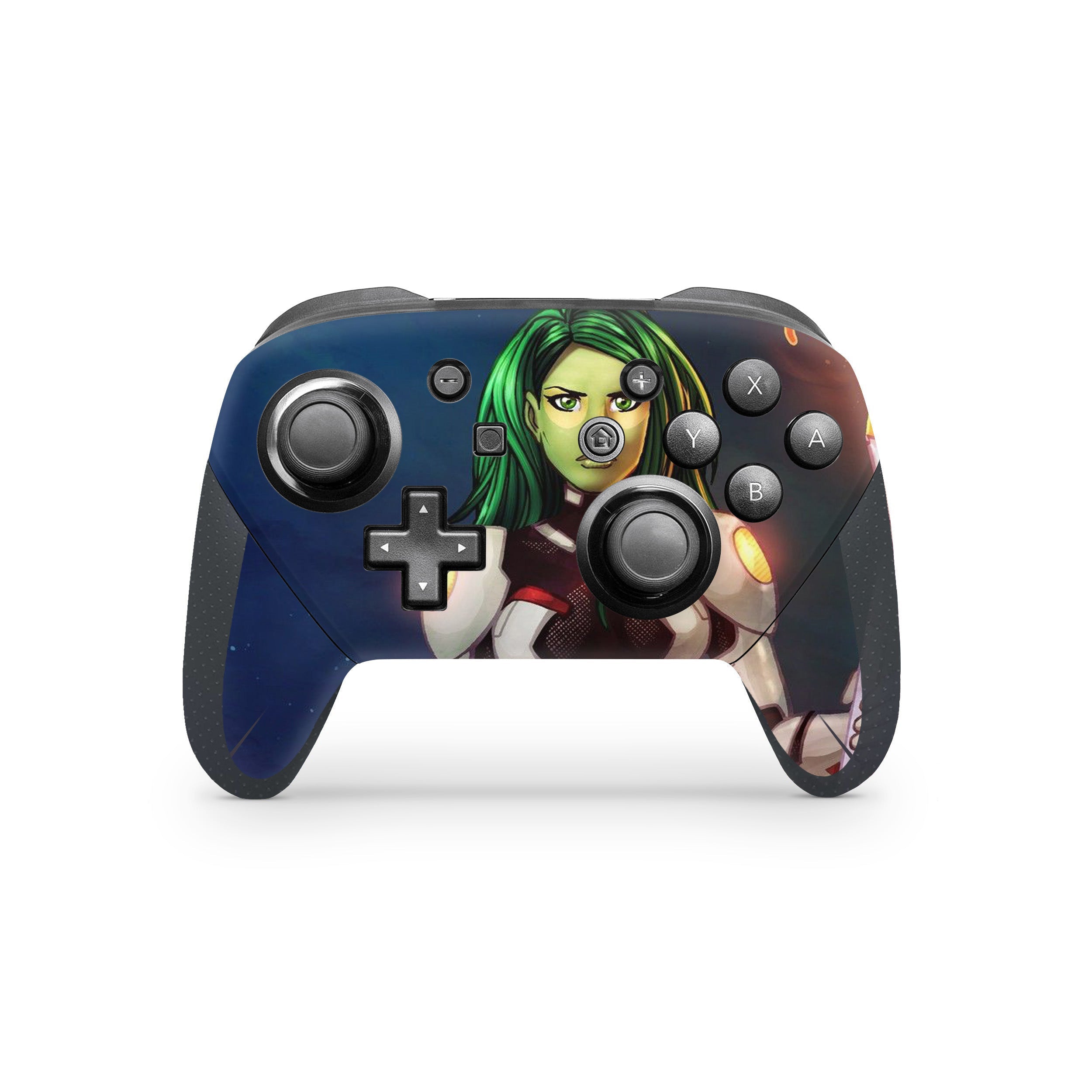 Celestial Assassin v2 Nintendo Switch Pro Controller Skin - Comics-inspired design