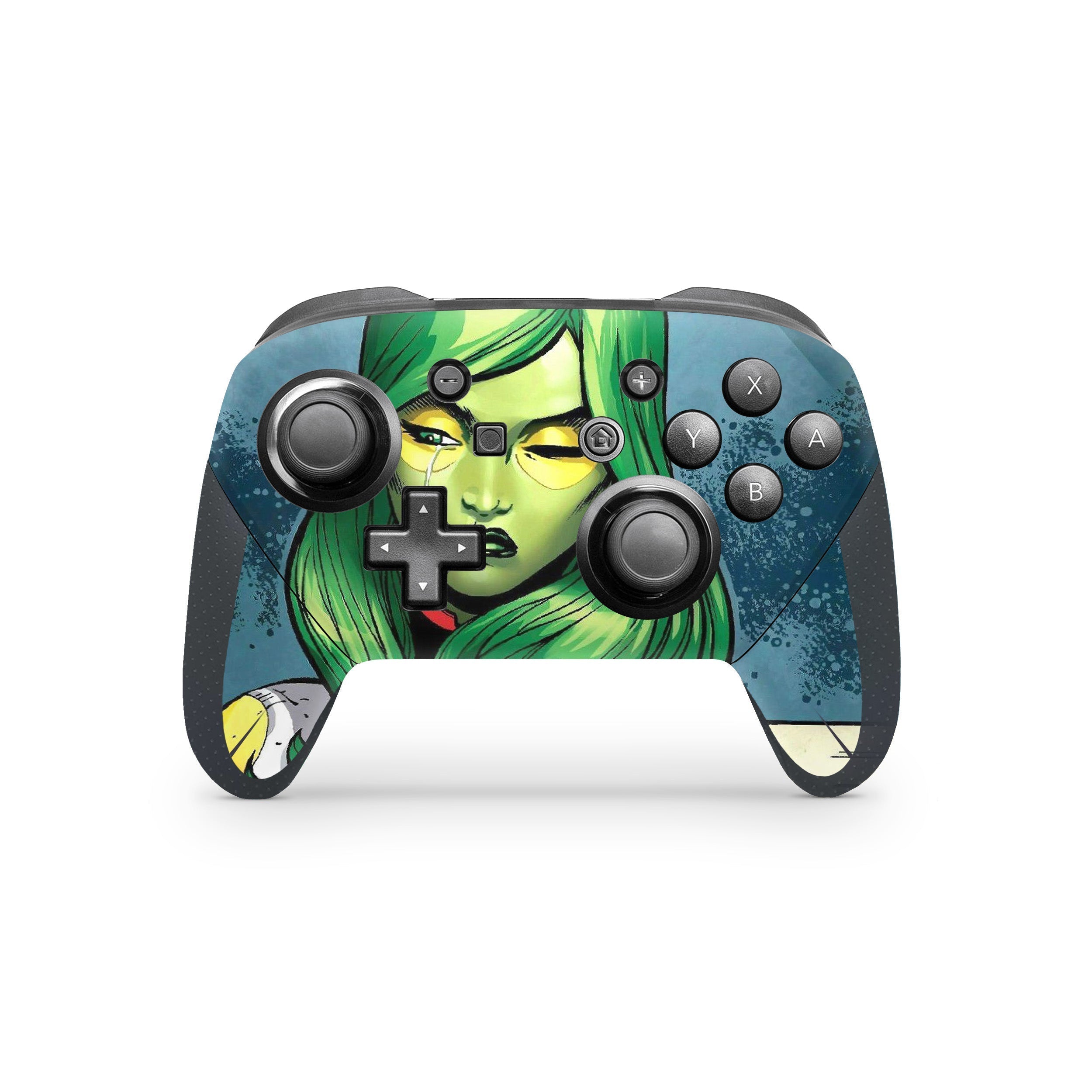 Celestial Assassin v3 Nintendo Switch Pro Controller Skin - Comics-inspired design
