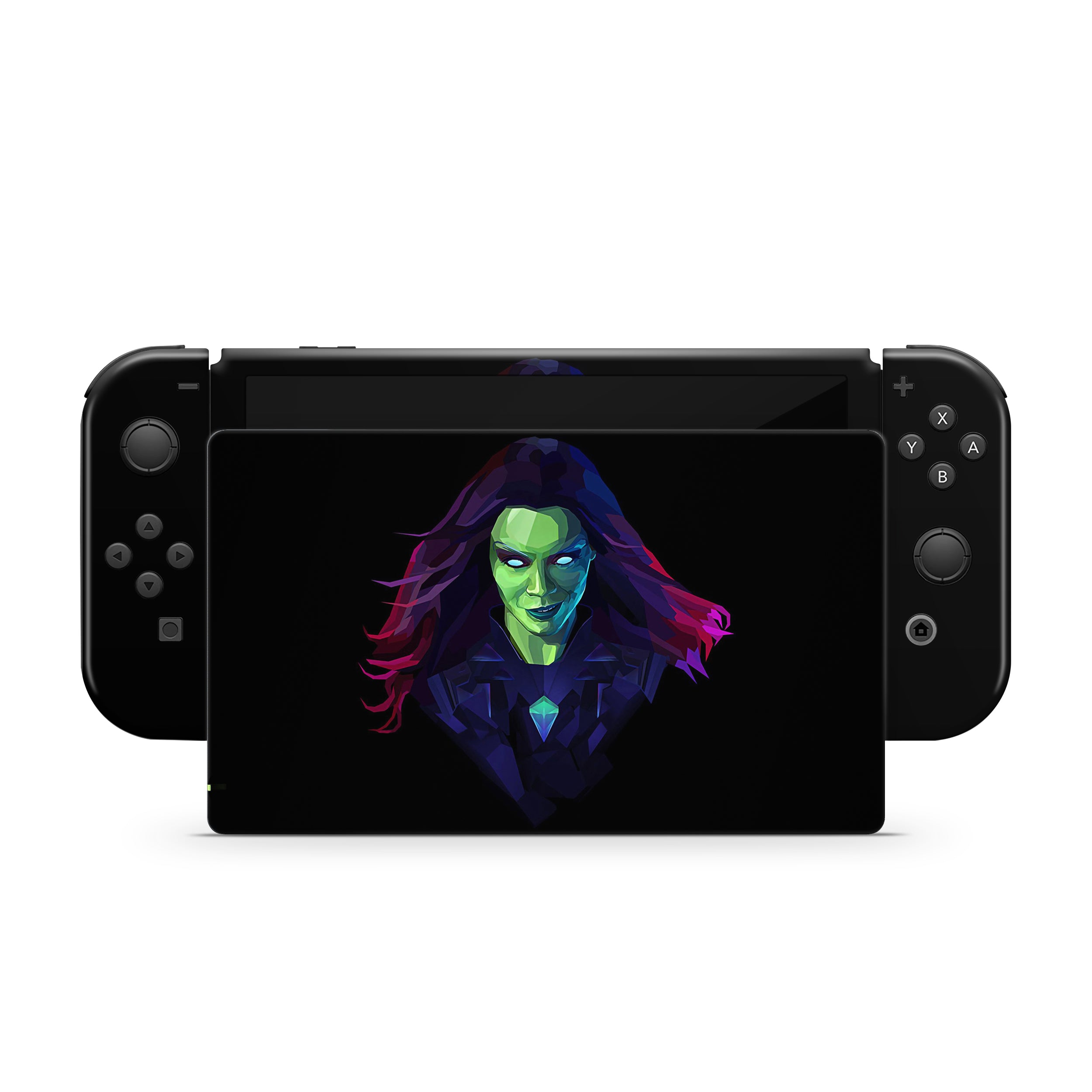 Celestial Assassin v5 Nintendo Switch OLED Skin - Comics-inspired design