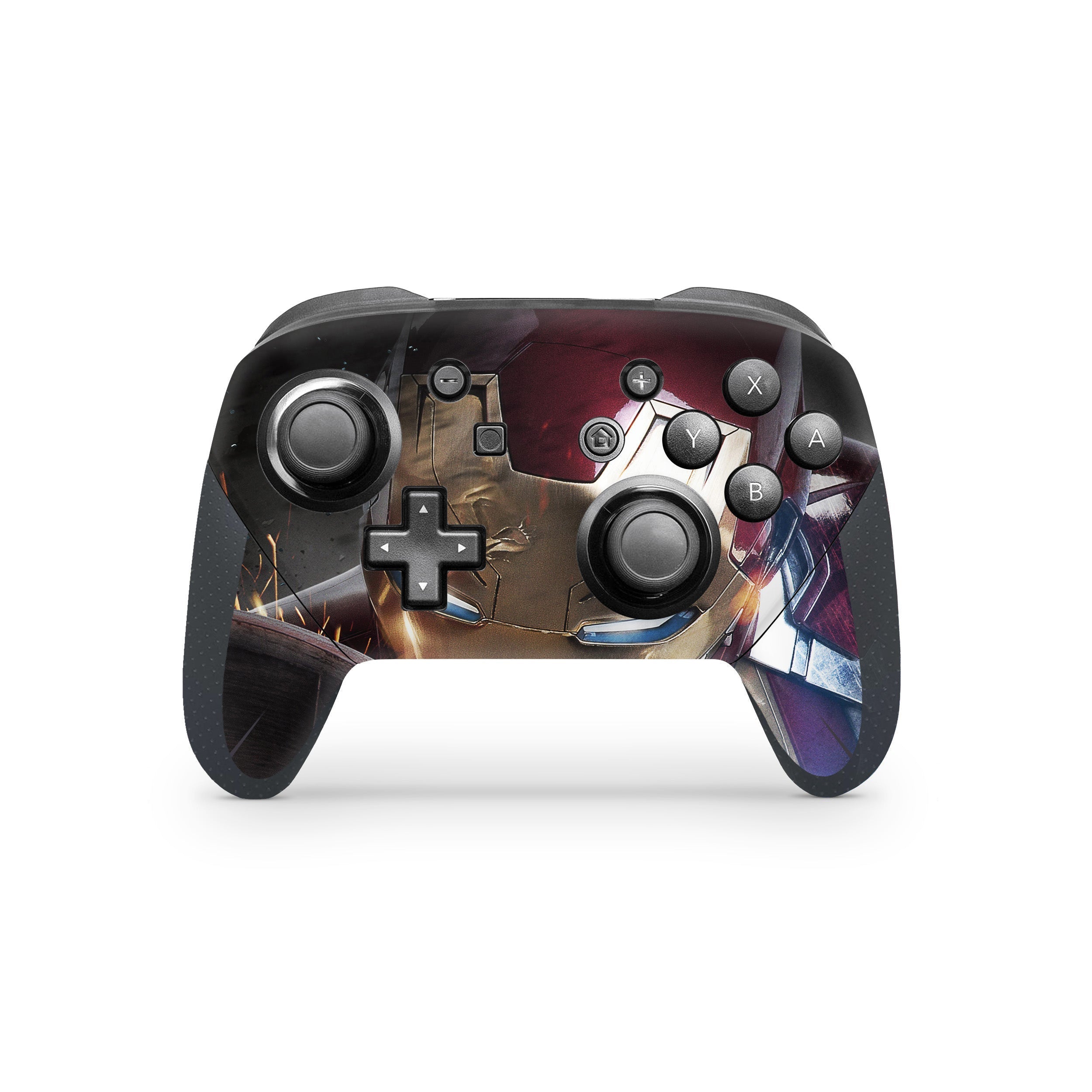 Techno Vanguard v1 Nintendo Switch Pro Controller Skin - Comics-inspired design