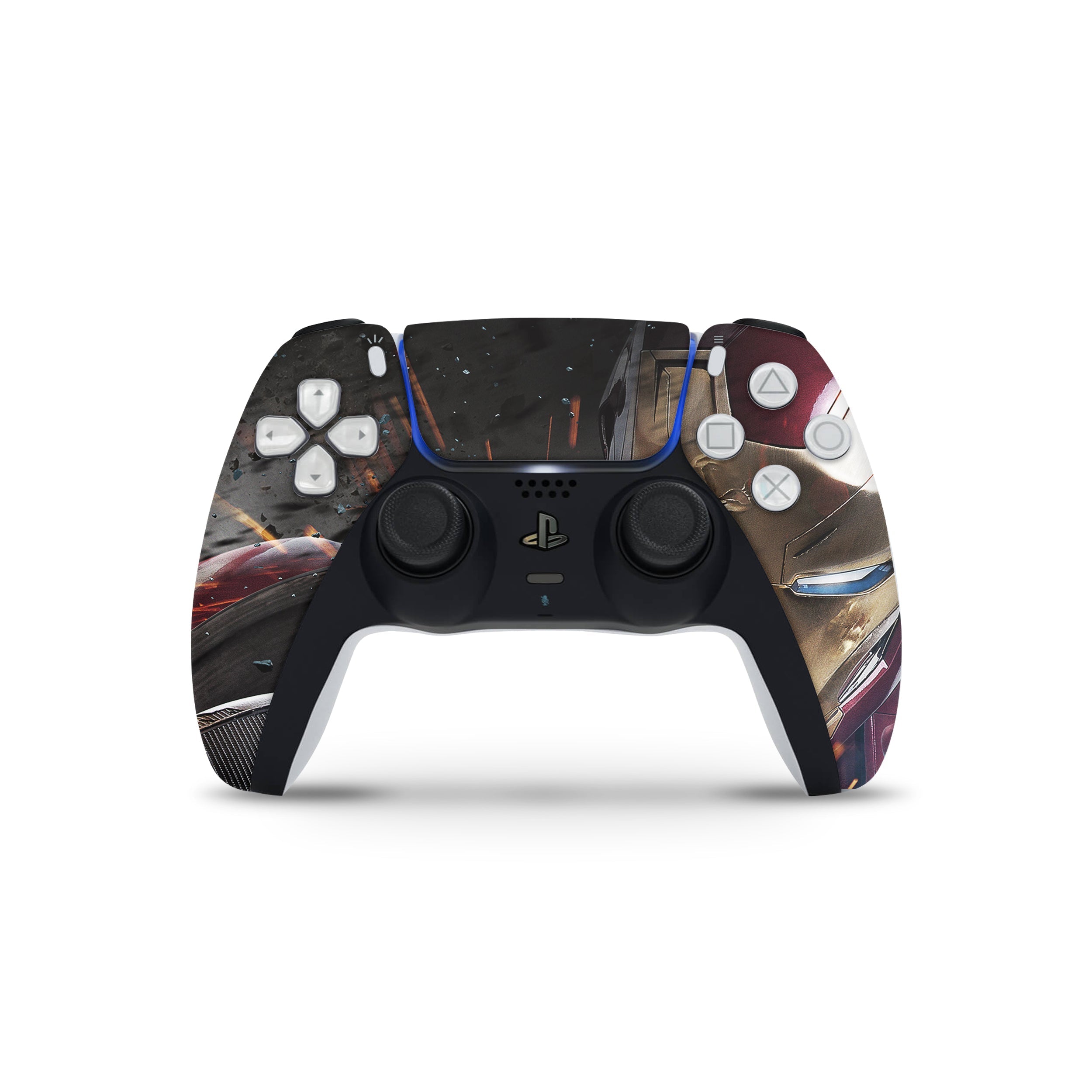 Techno Vanguard v1 PS5 Controller Skin - Comics-inspired design