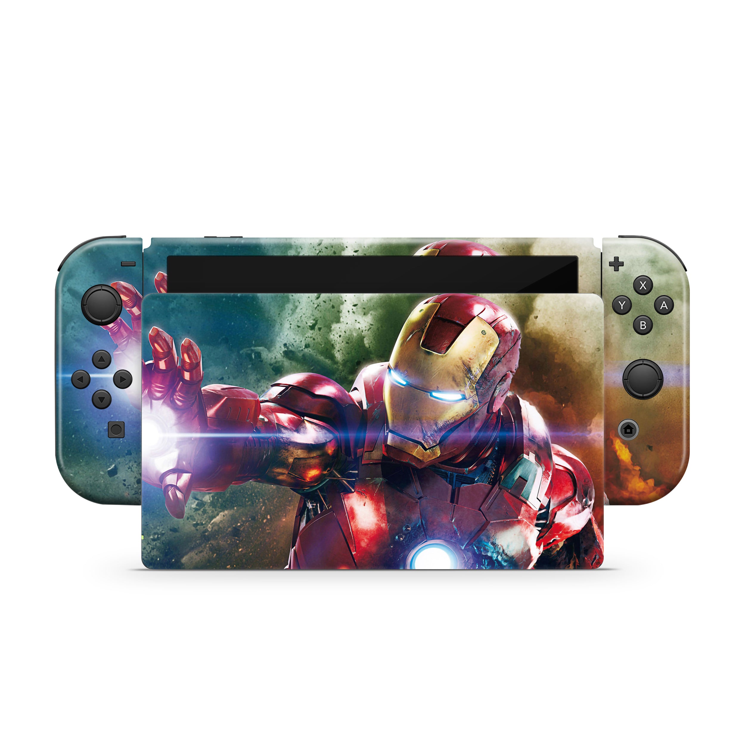 Techno Vanguard v10 Nintendo Switch OLED Skin - Comics-inspired design