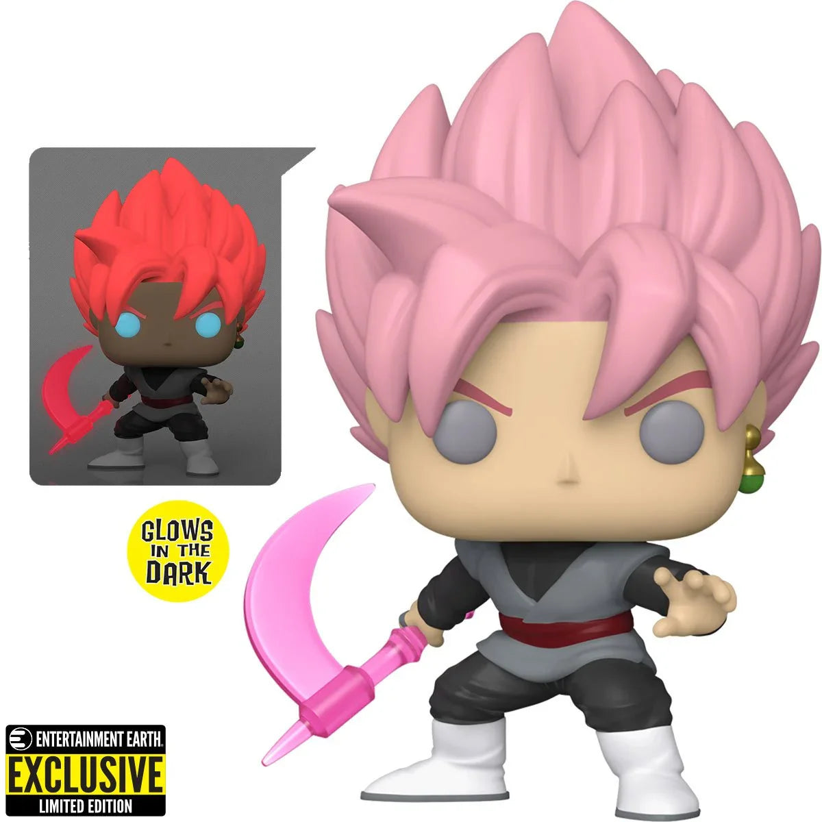 Funko Pop! Dragon Ball Super Saiyan Rose Goku Black Glow-in-the-Dark - Entertainment Earth Exclusive