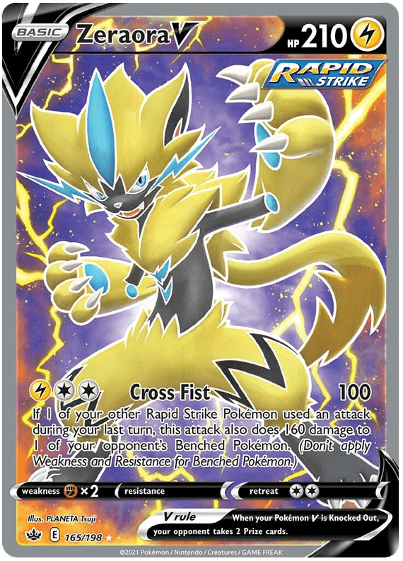 Zeraora V (165/198) [Sword & Shield: Chilling Reign]