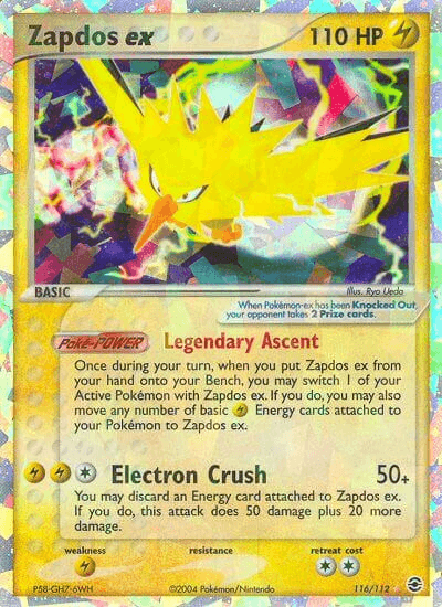 Zapdos ex (116/112) [EX: FireRed & LeafGreen]
