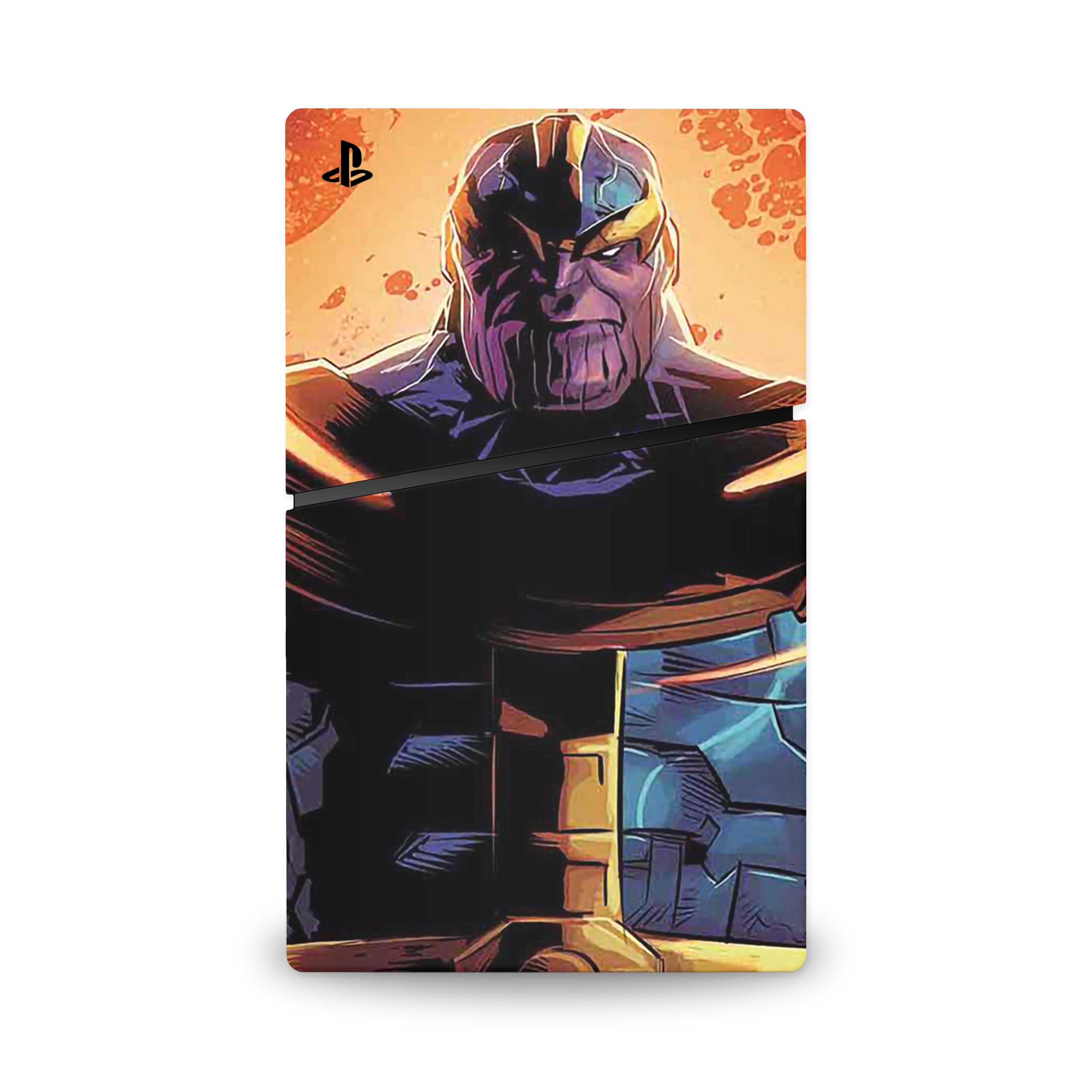 Titan of Doom v2 PS5 Slim Digital Skin - Comics-inspired design