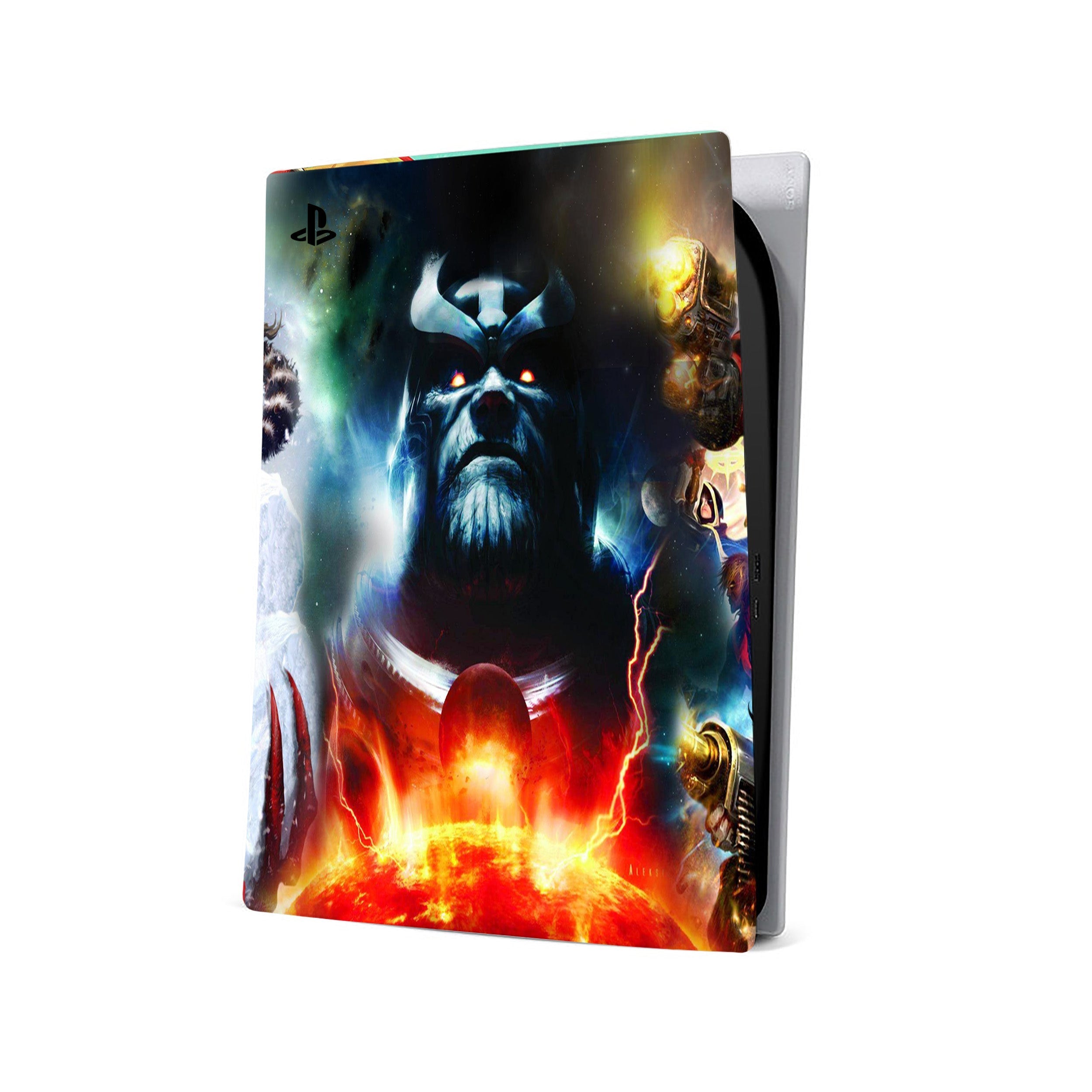 Titan of Doom v4 PS5 Digital Skin - Comics-inspired design