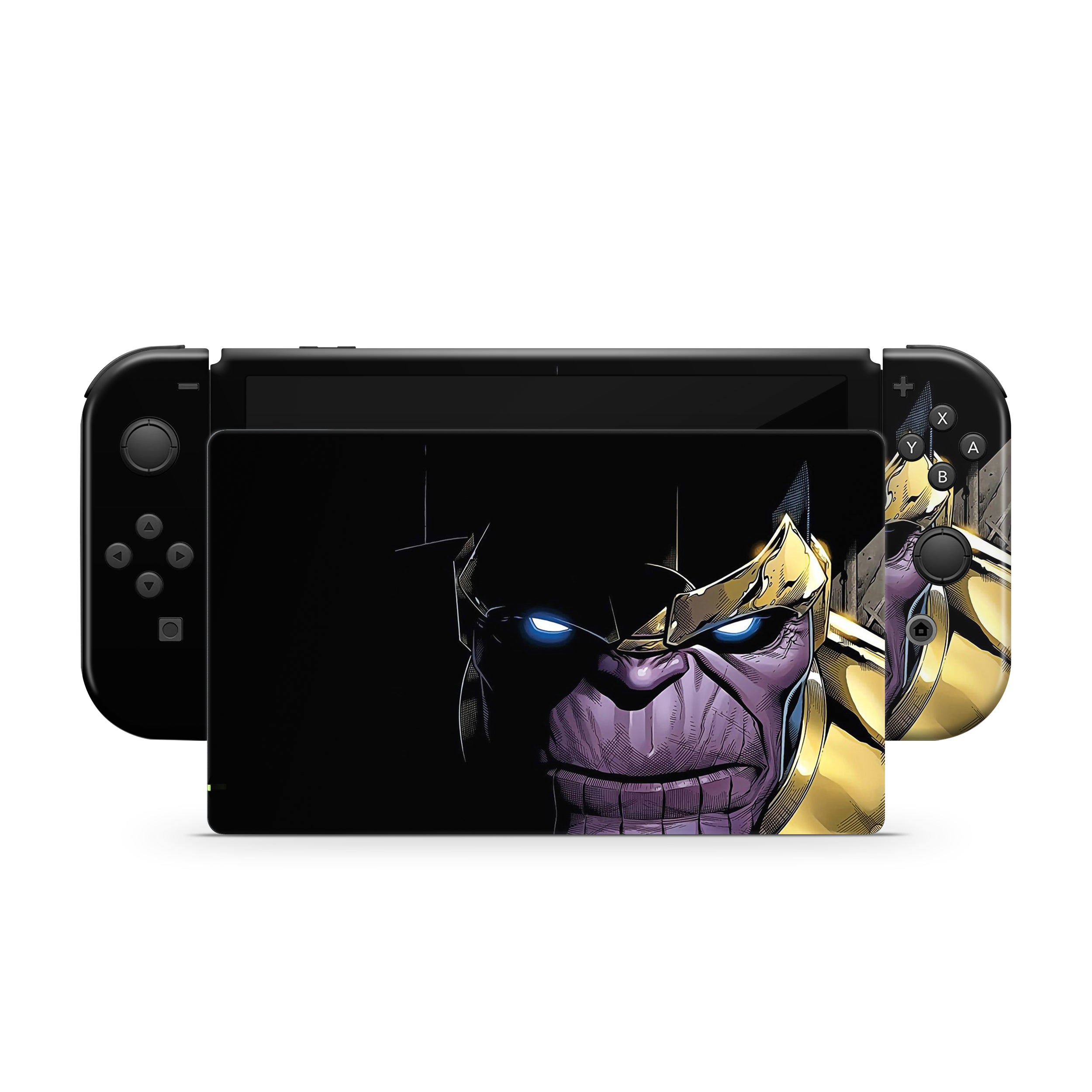 Titan of Doom v5 Nintendo Switch OLED Skin - Comics-inspired design