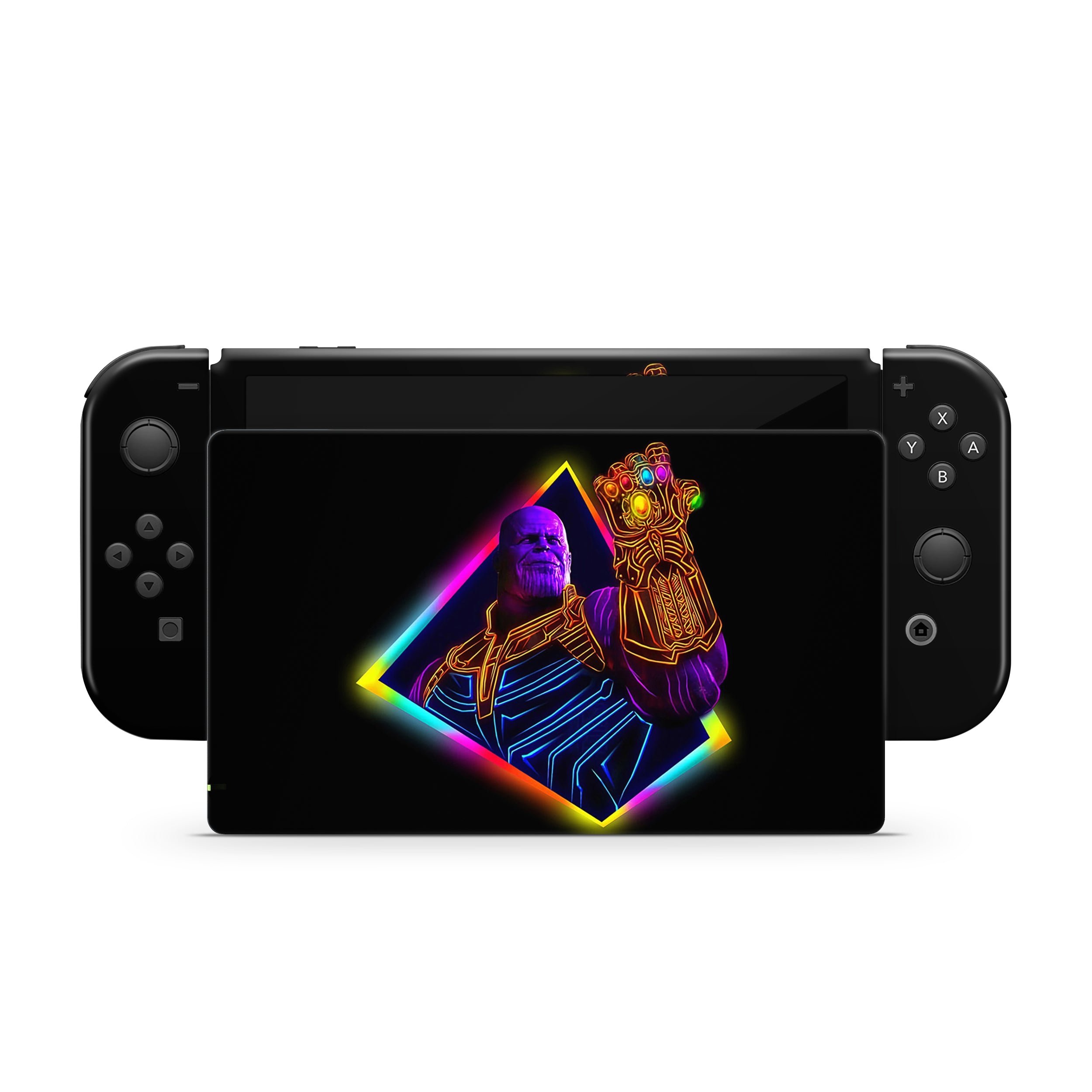 Titan of Doom v6 Nintendo Switch OLED Skin - Comics-inspired design