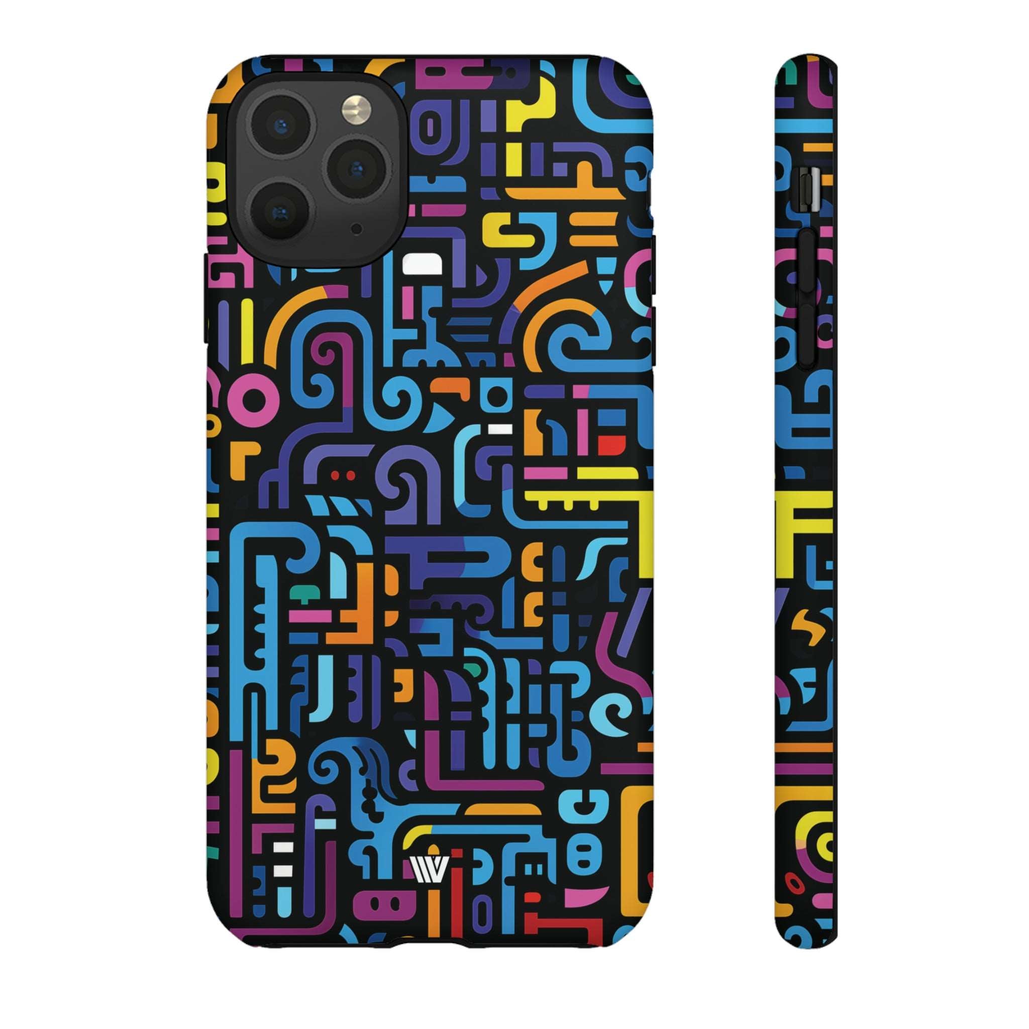 NEON GLYPHS | Tough Phone Case