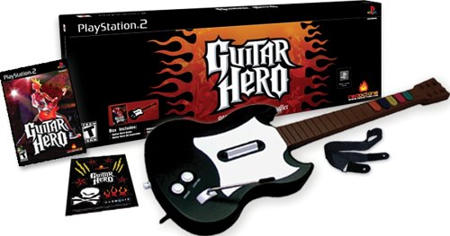 Guitar Hero with Guitar (Playstation 2)