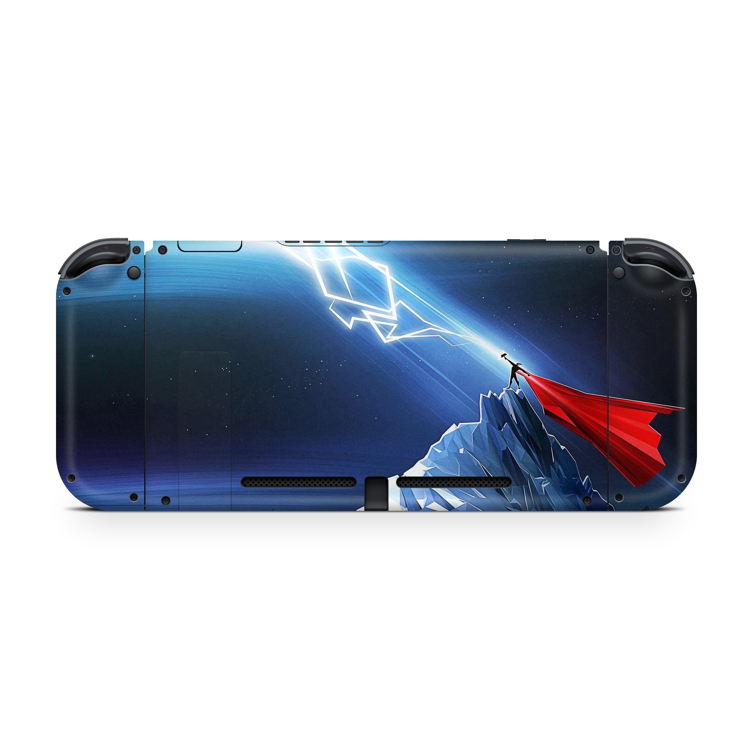 Thunder God v3 Nintendo Switch Skin - Comics-inspired design