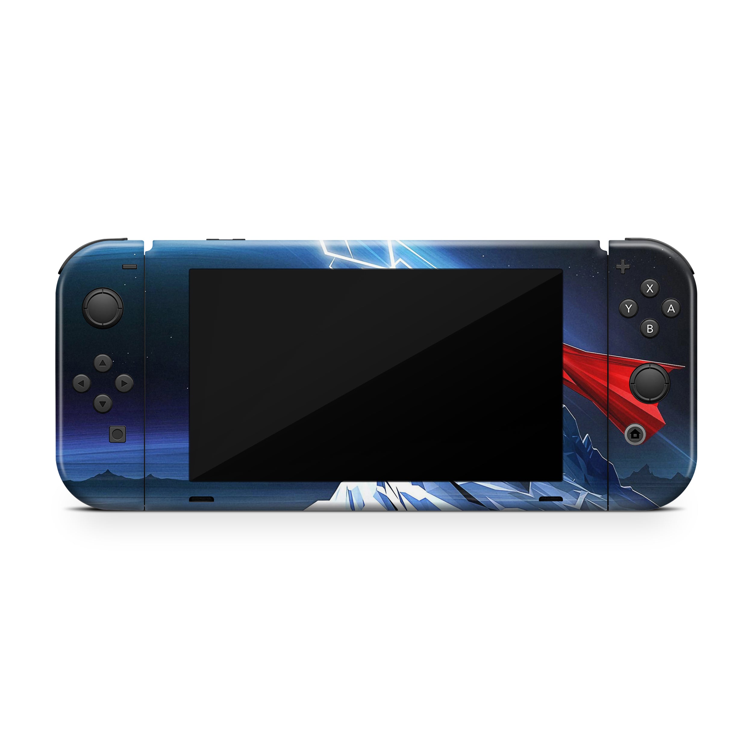 Thunder God v3 Nintendo Switch Skin - Comics-inspired design